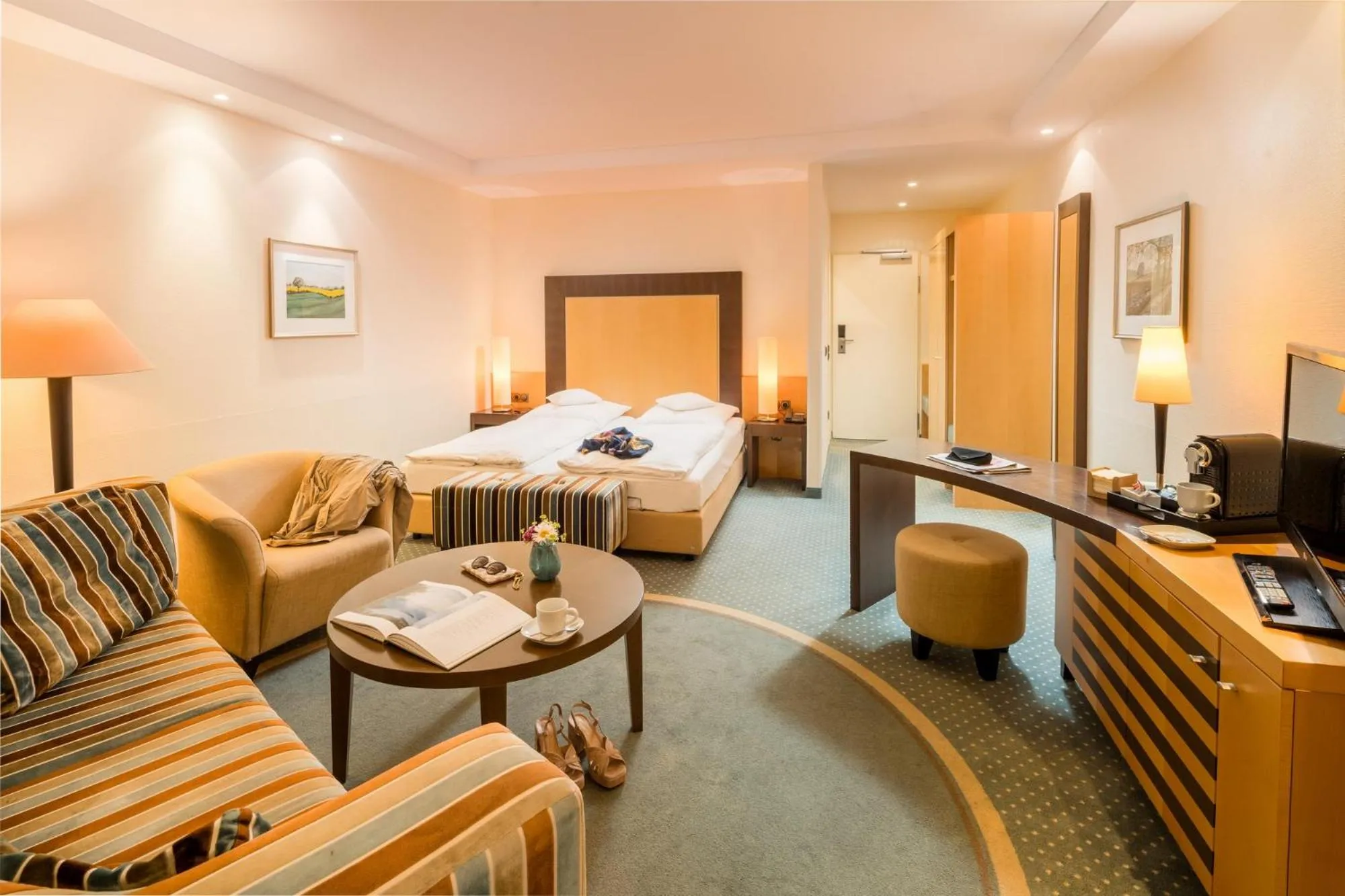 Photo of the whole room, Bed in Romantik Hotel Waldschlösschen