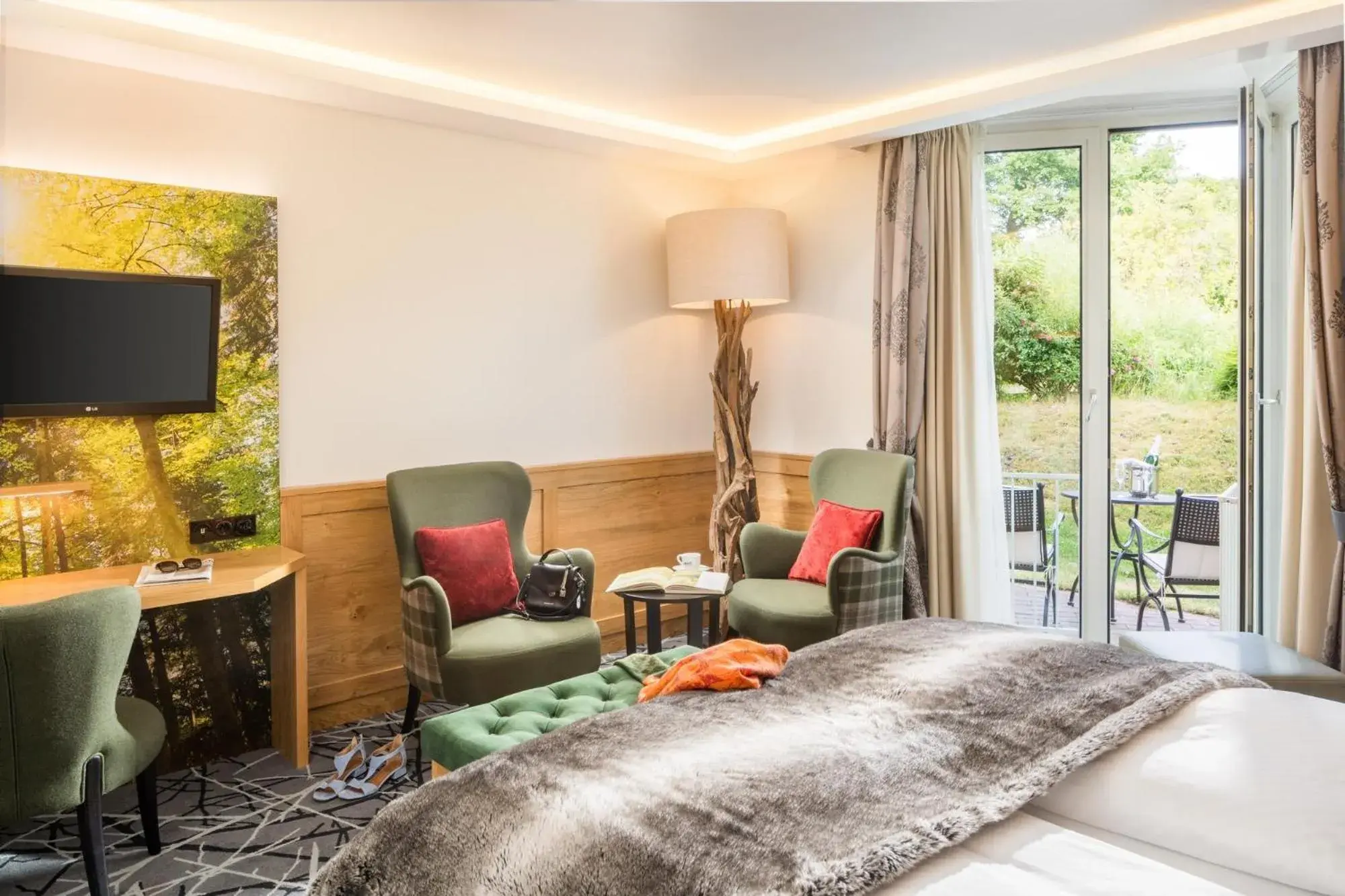 Superior Double Room - single occupancy in Romantik Hotel Waldschlösschen Superior Double Room - single occupancy in Romantik Hotel Waldschlösschen