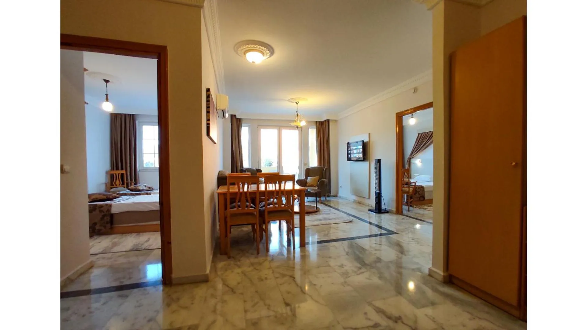 Living room, Bed in 07 Group Hotel