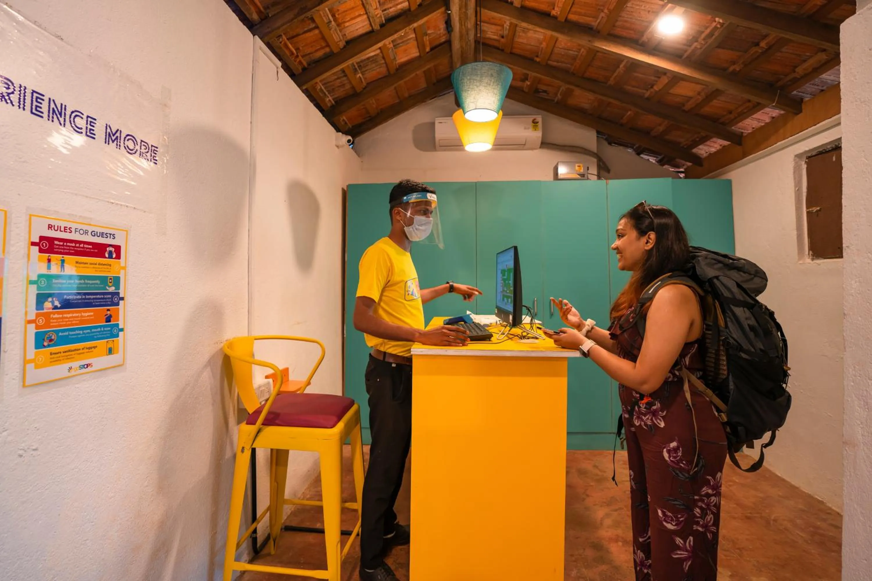 Lobby or reception in goSTOPS Lite Goa, Calangute