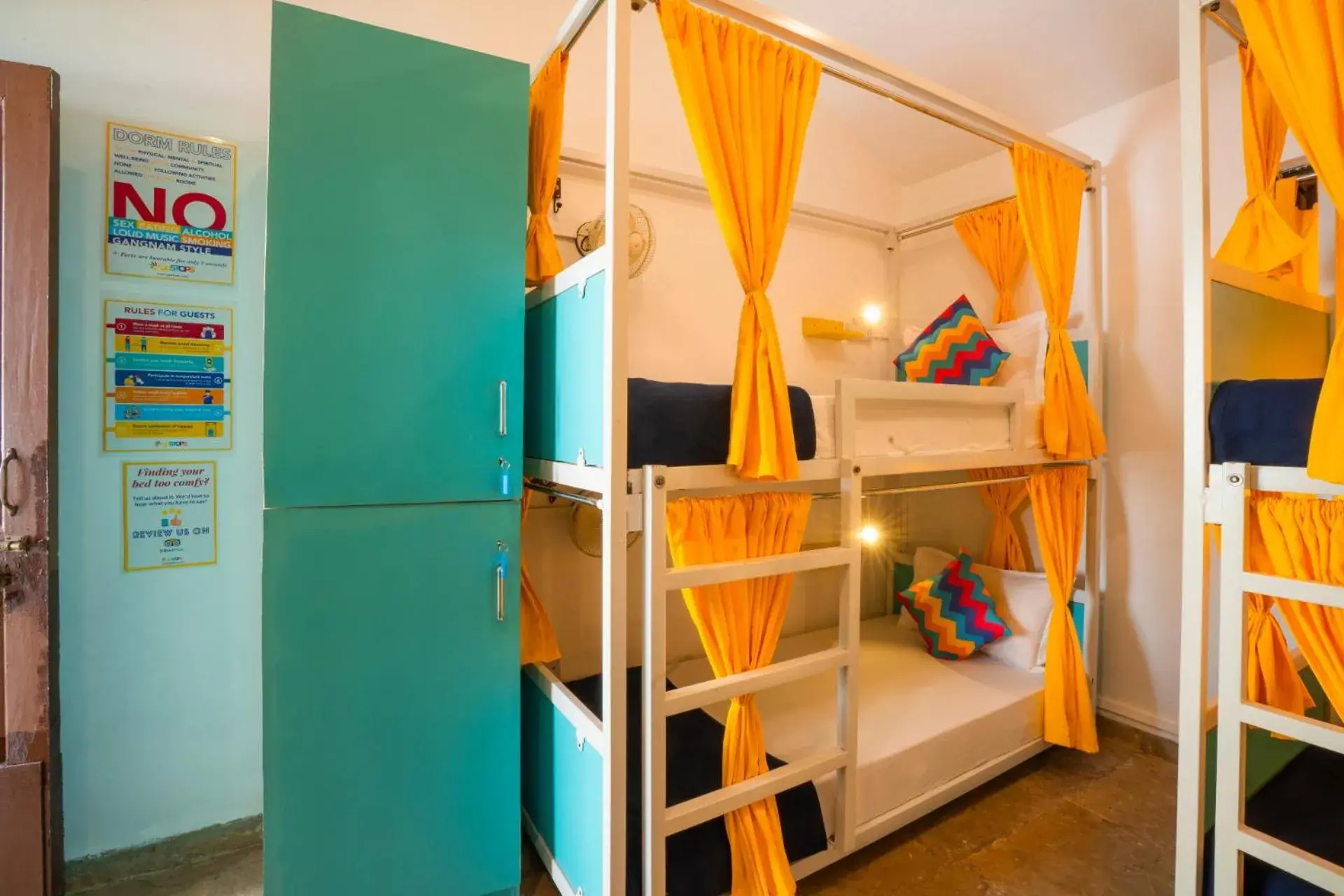 bunk bed, Bed in goSTOPS Lite Goa, Calangute bunk bed, Bed in goSTOPS Lite Goa, Calangute