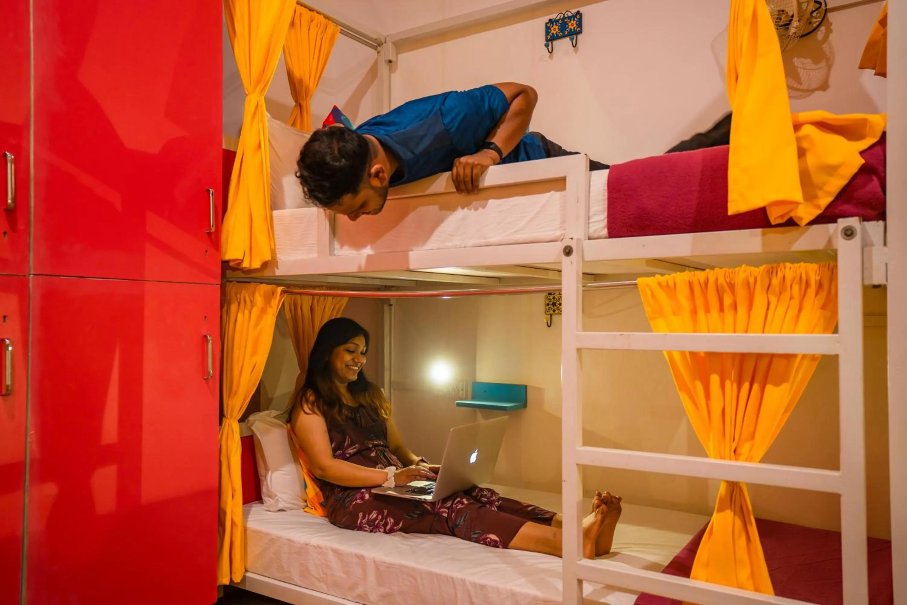 Bed in goSTOPS Lite Goa, Calangute