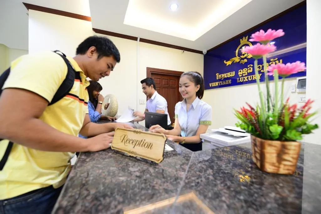 Staff in Vientiane Luxury Hotel