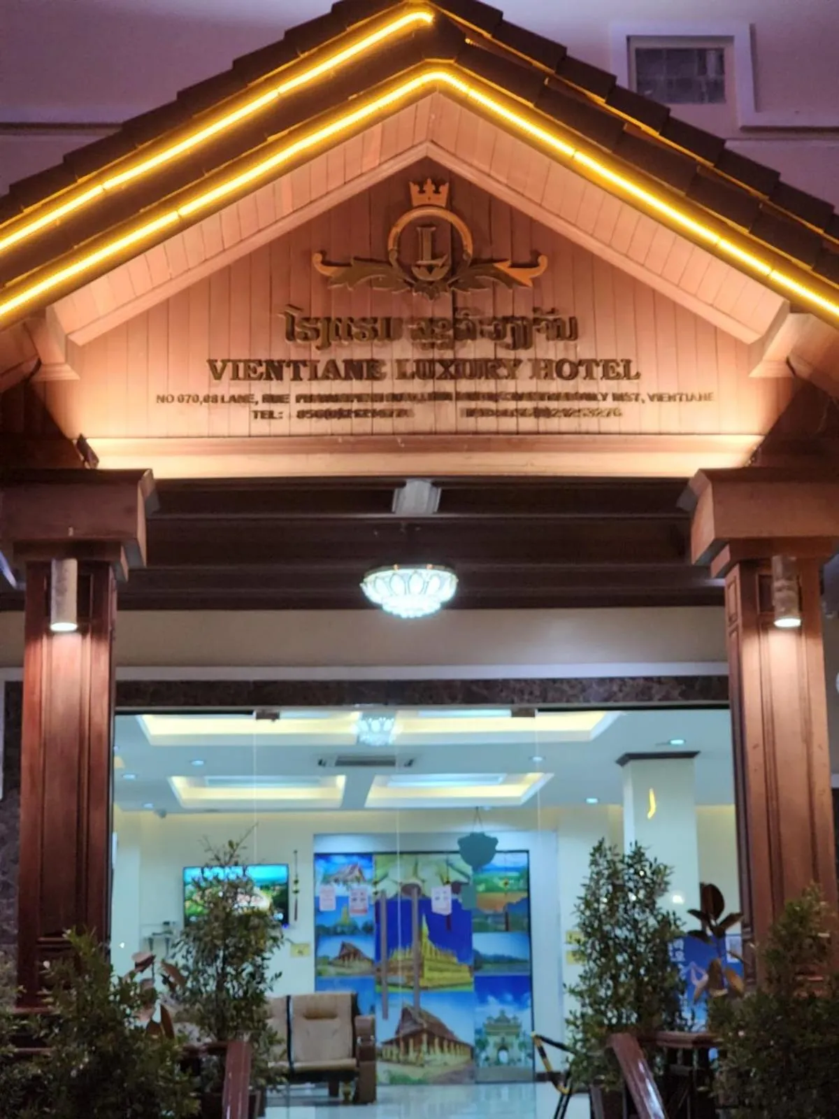 Property building in Vientiane Luxury Hotel