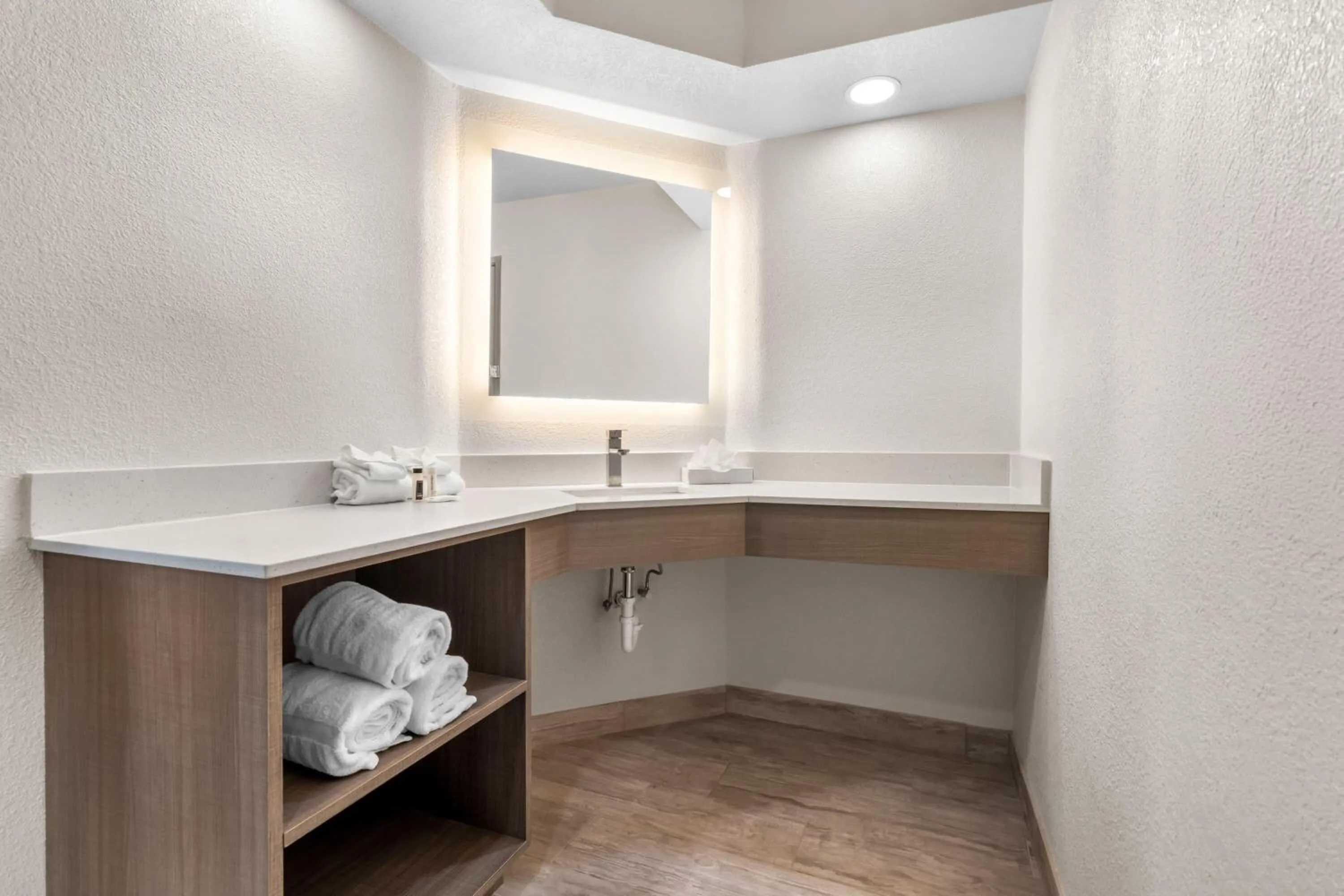 Bathroom in Baymont by Wyndham Arlington At Six Flags Dr