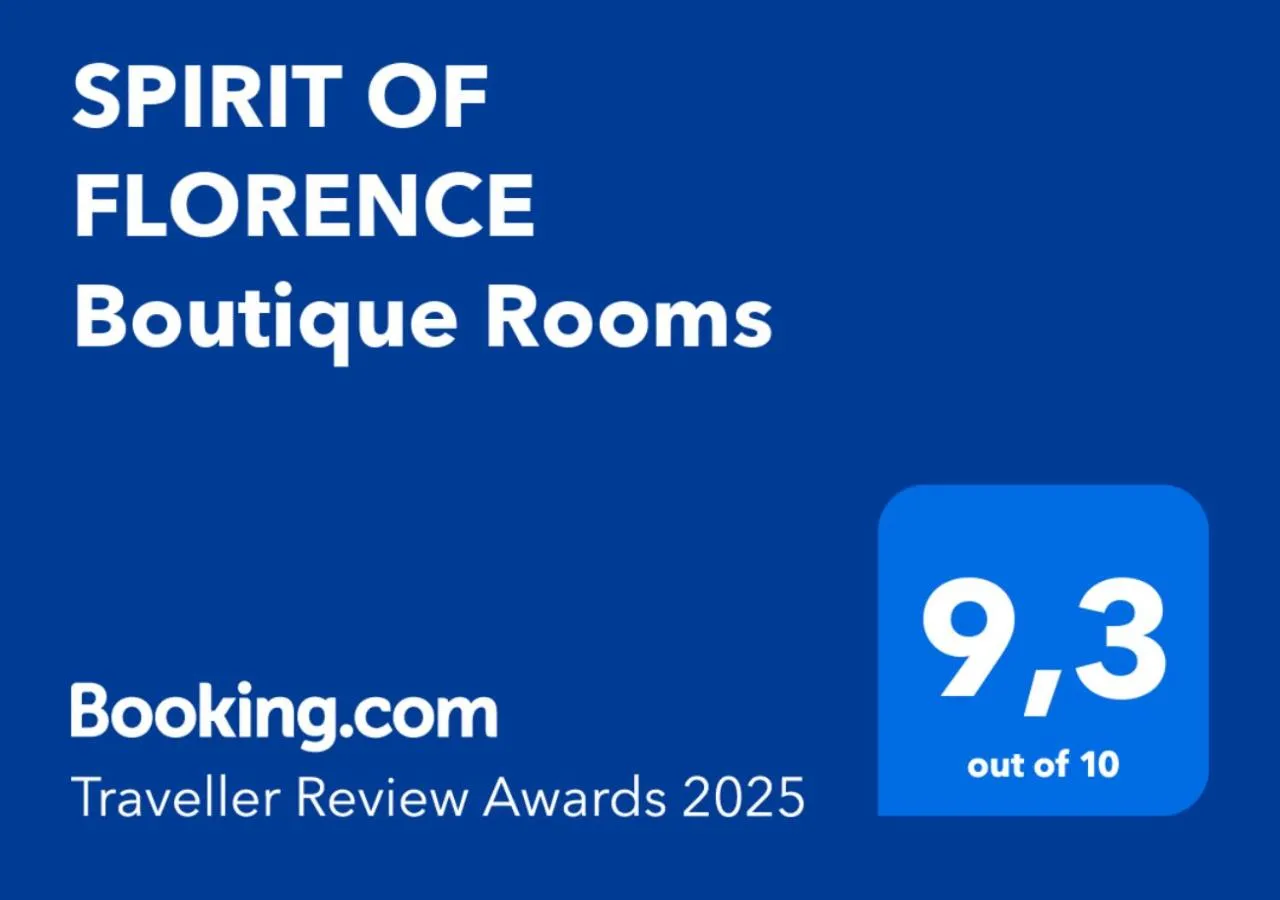 Certificate/Award in SPIRIT OF FLORENCE Boutique Rooms