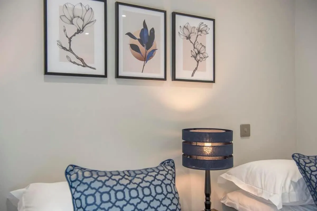 Bed in The Quadrant - The Botanical Suite