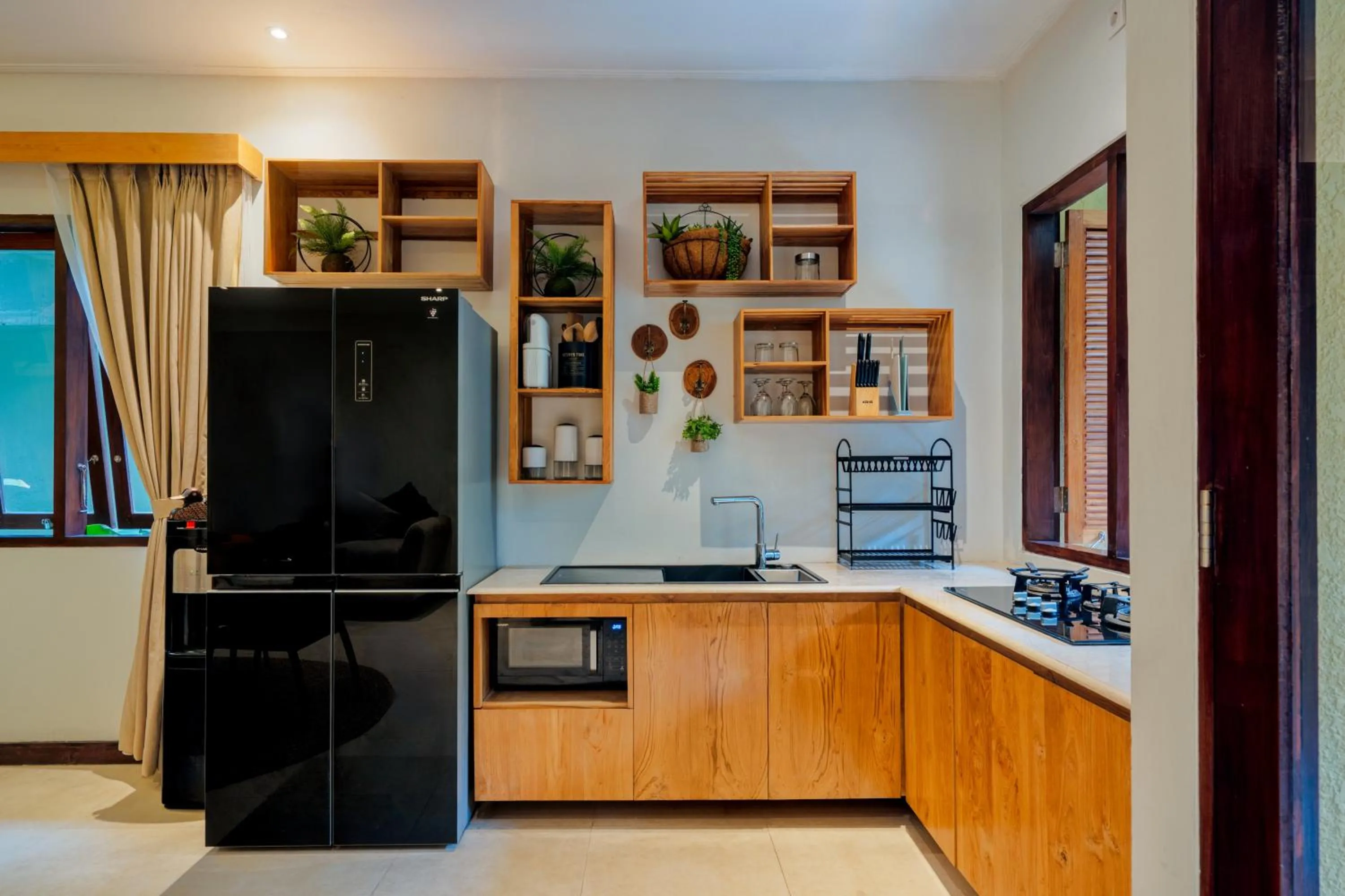 Kitchen or kitchenette in Vije Boutique Resort & Spa