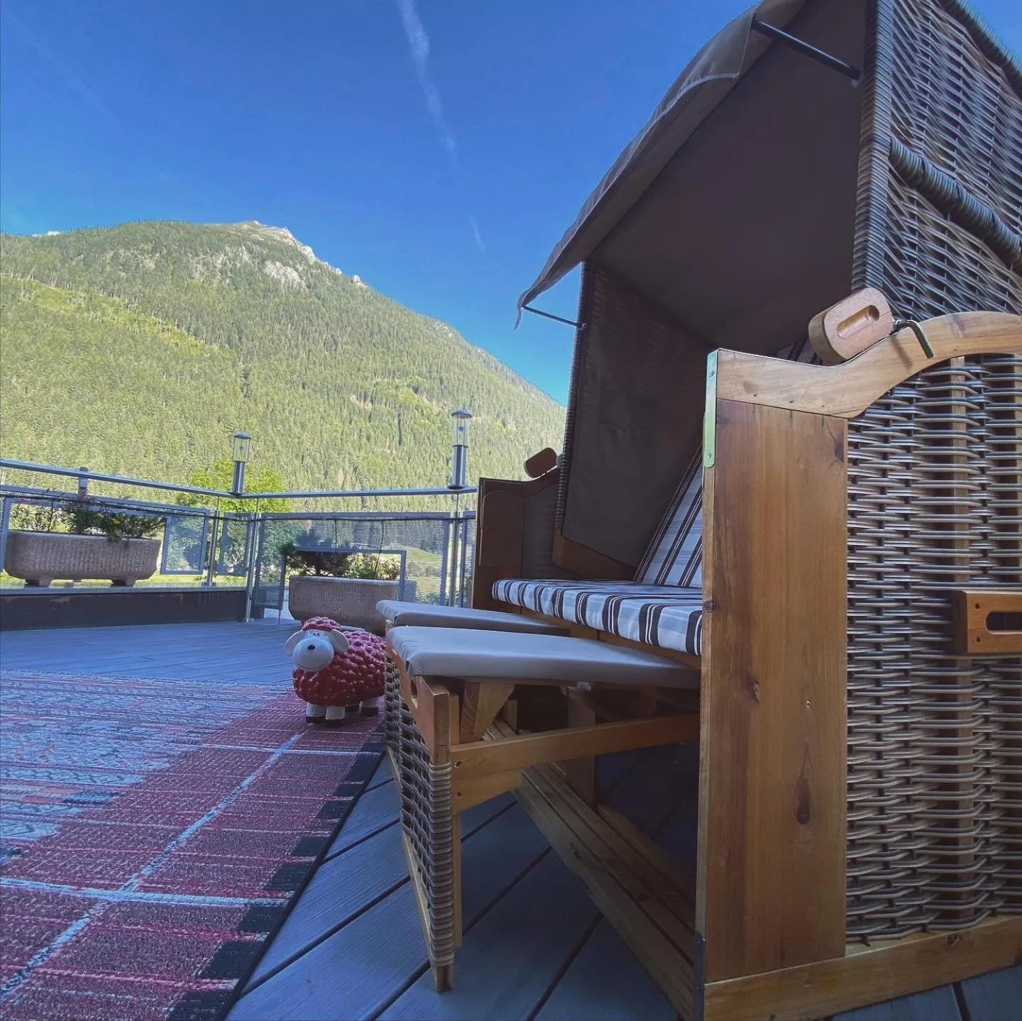 Balcony/Terrace in Apartments Hohenberger Mallnitz - Mein Platz in den Bergen!