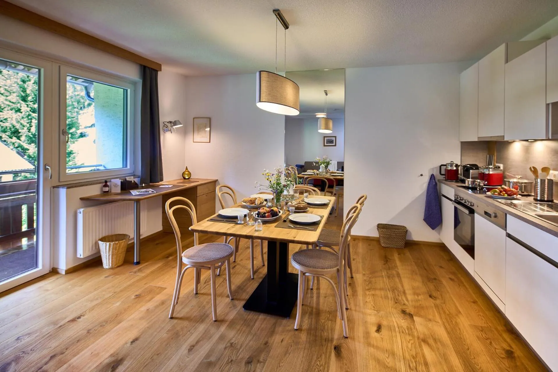 Kitchen or kitchenette in Apartments Hohenberger Mallnitz - Mein Platz in den Bergen!