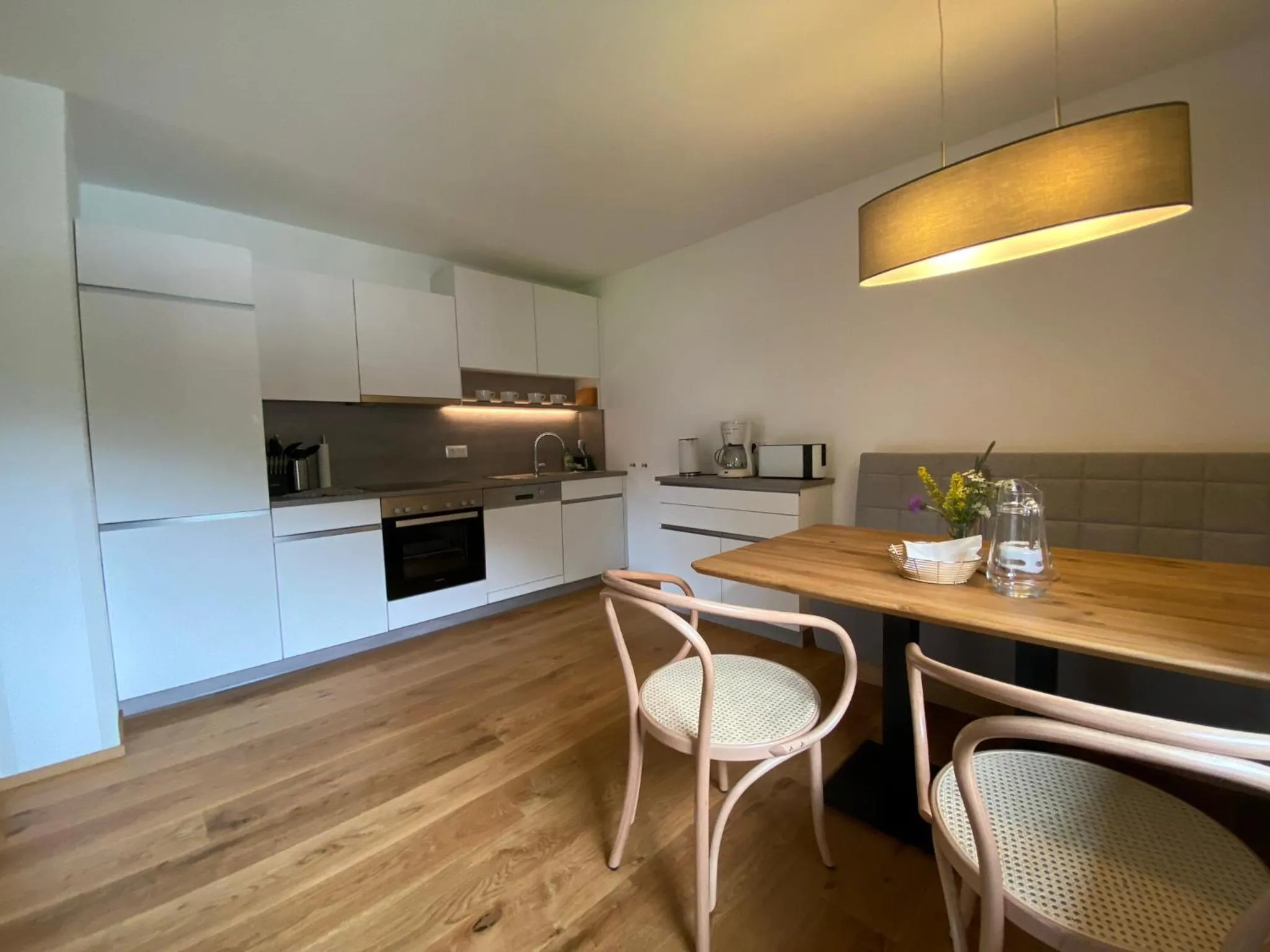 Kitchen or kitchenette in Apartments Hohenberger Mallnitz - Mein Platz in den Bergen!