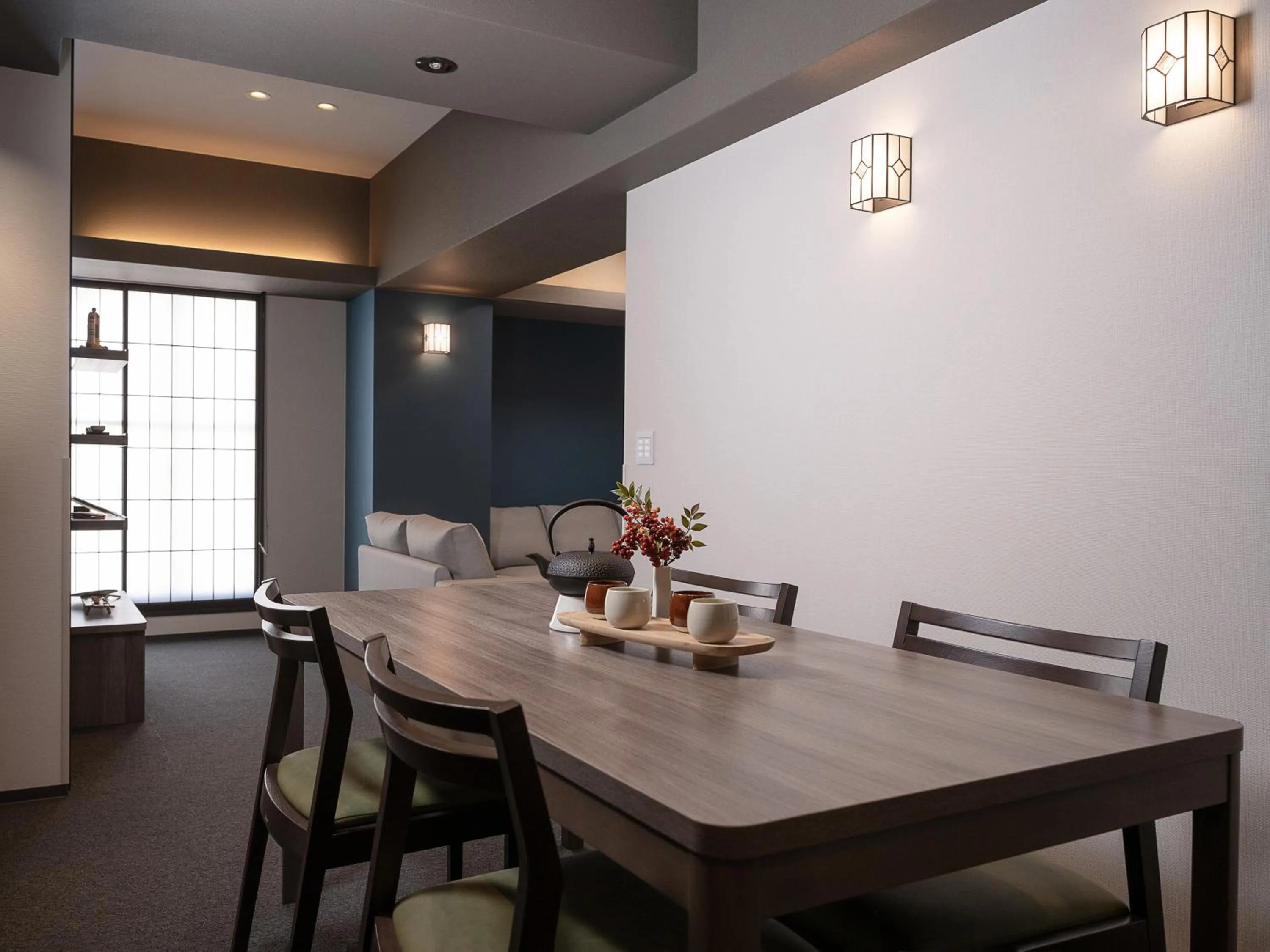 Photo of the whole room in MIMARU SUITES Kyoto Central