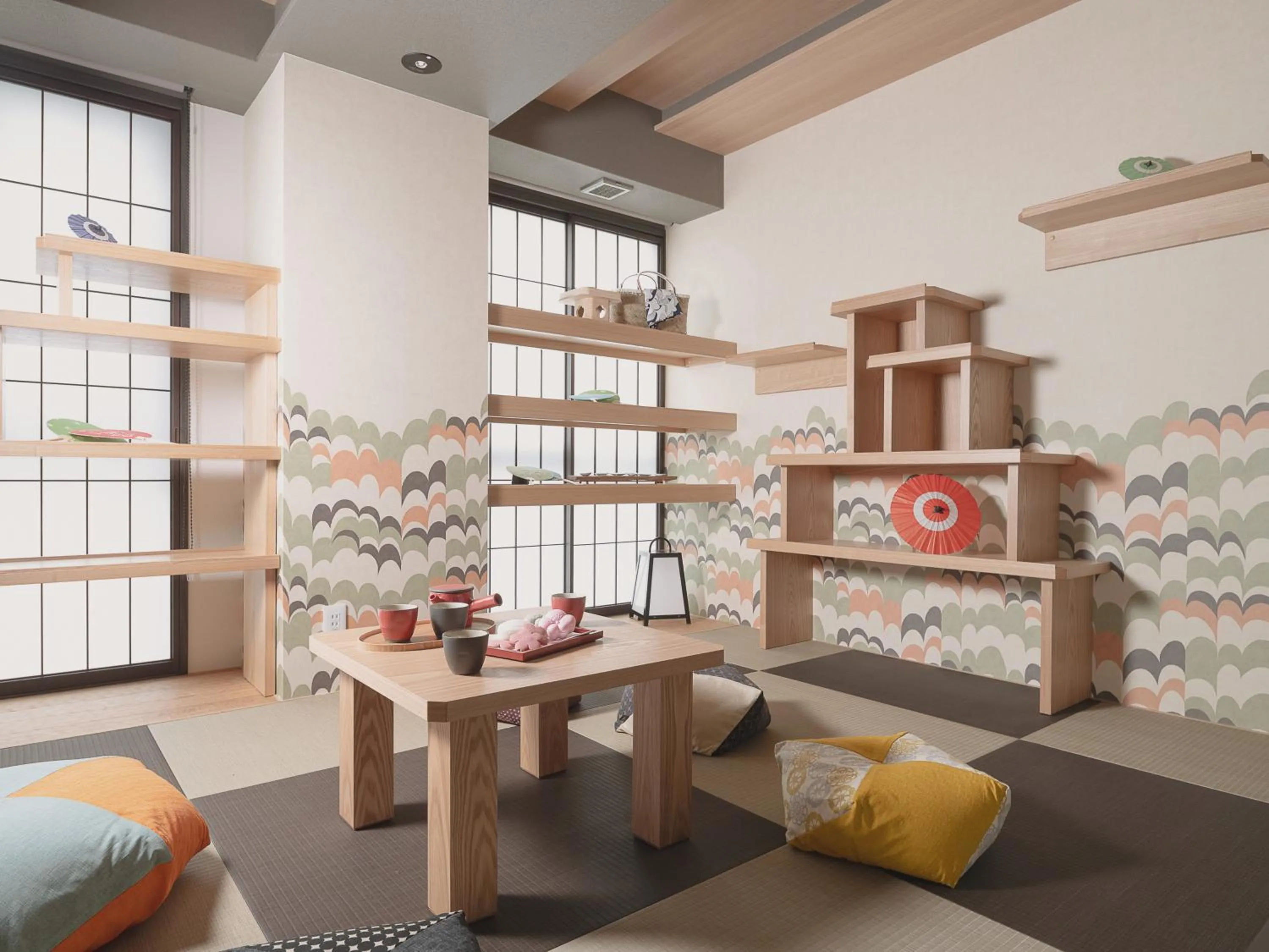 Photo of the whole room in MIMARU SUITES Kyoto Central