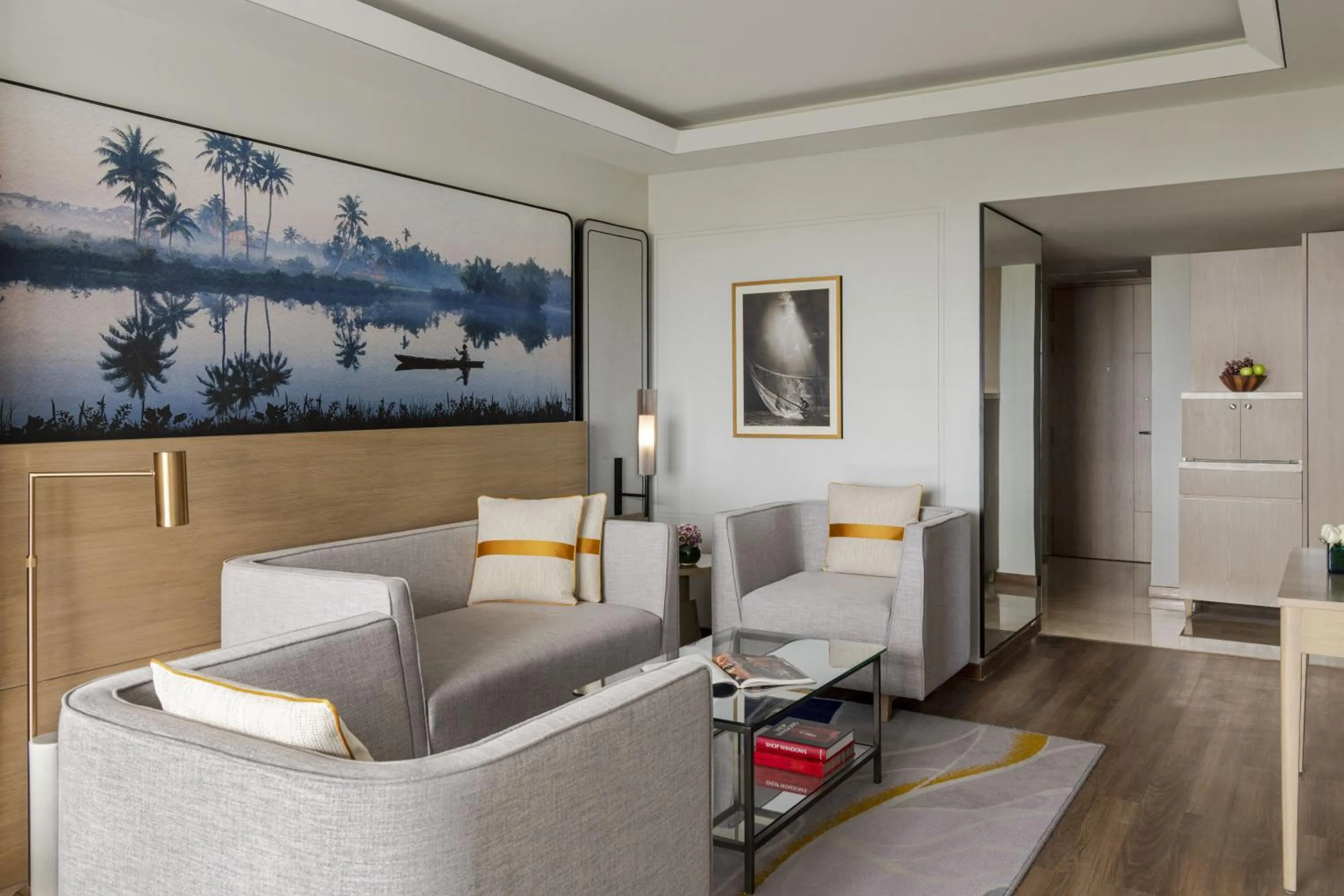 Living room in Vivanta Goa, Miramar