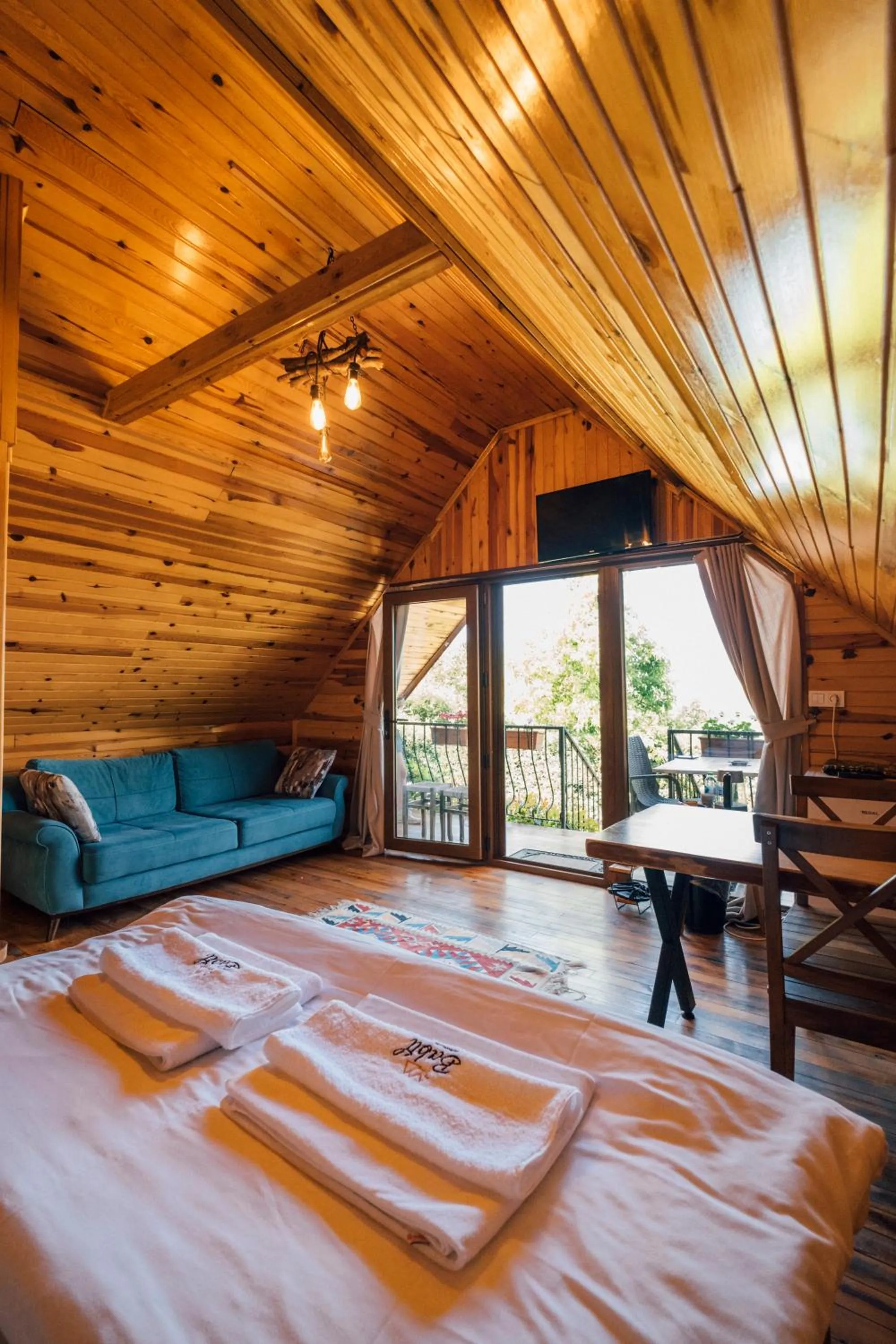 Bed in Babil Bungalow Boutique Hotel