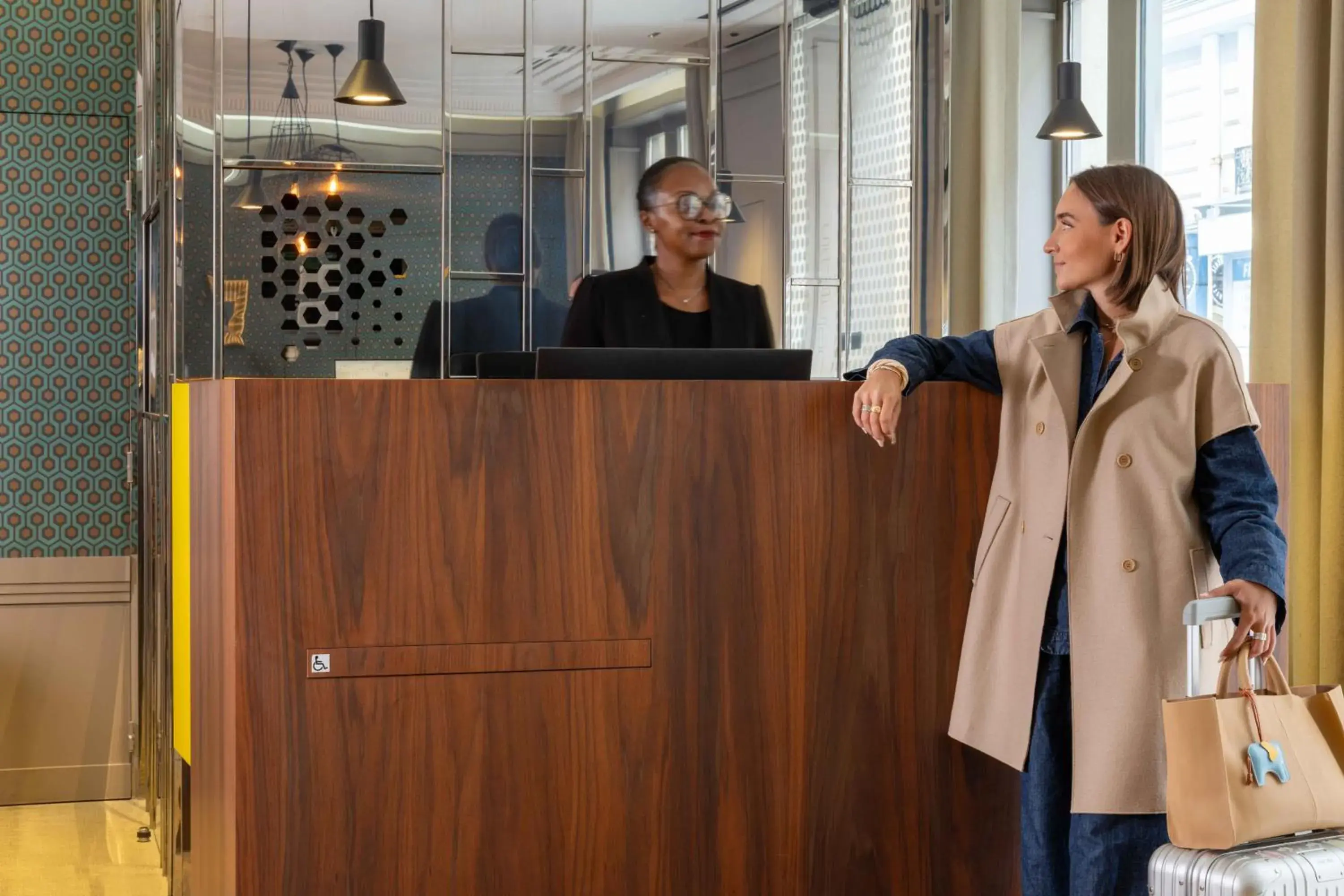 Lobby or reception in Hôtel Sophie Germain Lobby or reception in Hôtel Sophie Germain