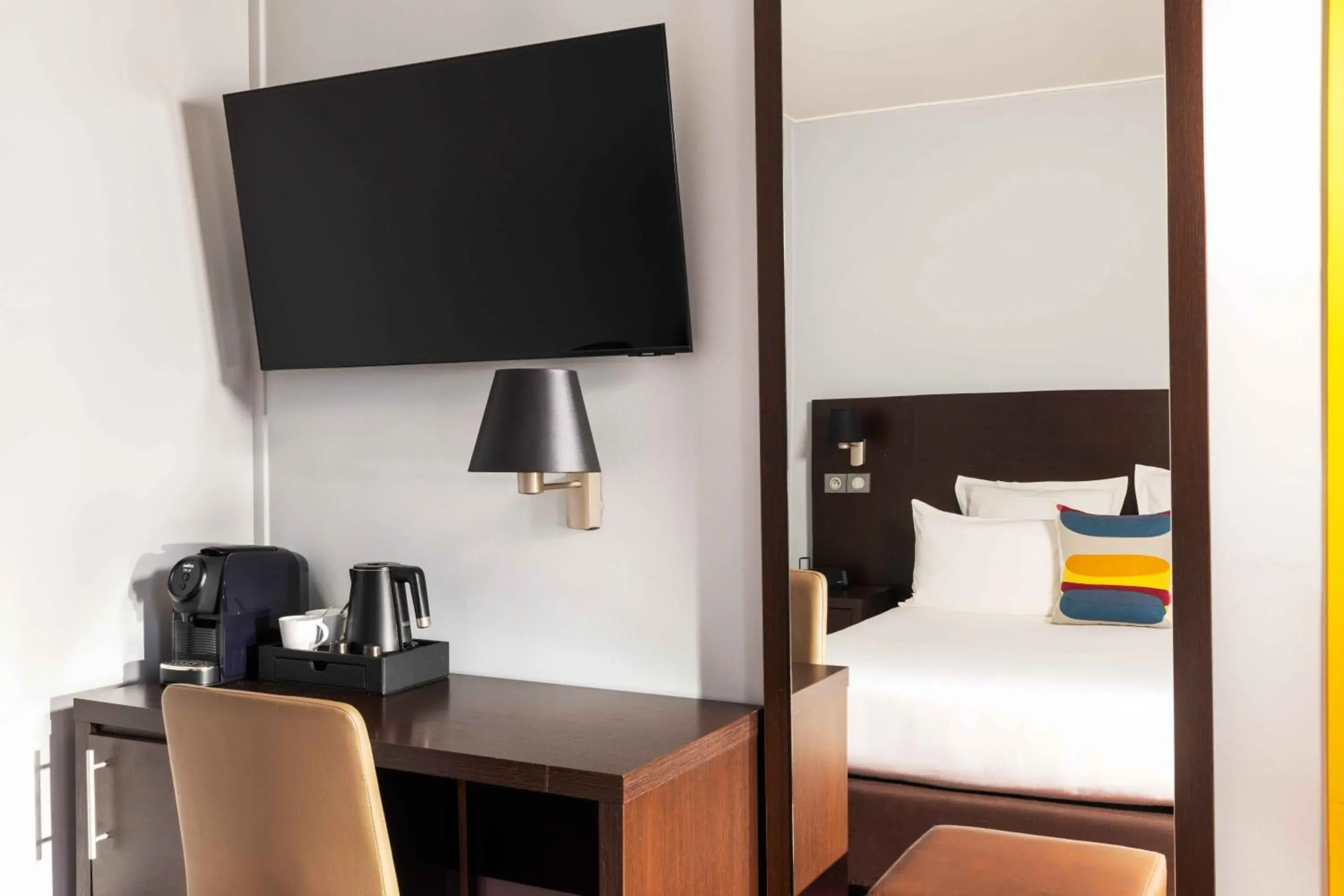 Bedroom, Bed in Hôtel Sophie Germain Bedroom, Bed in Hôtel Sophie Germain