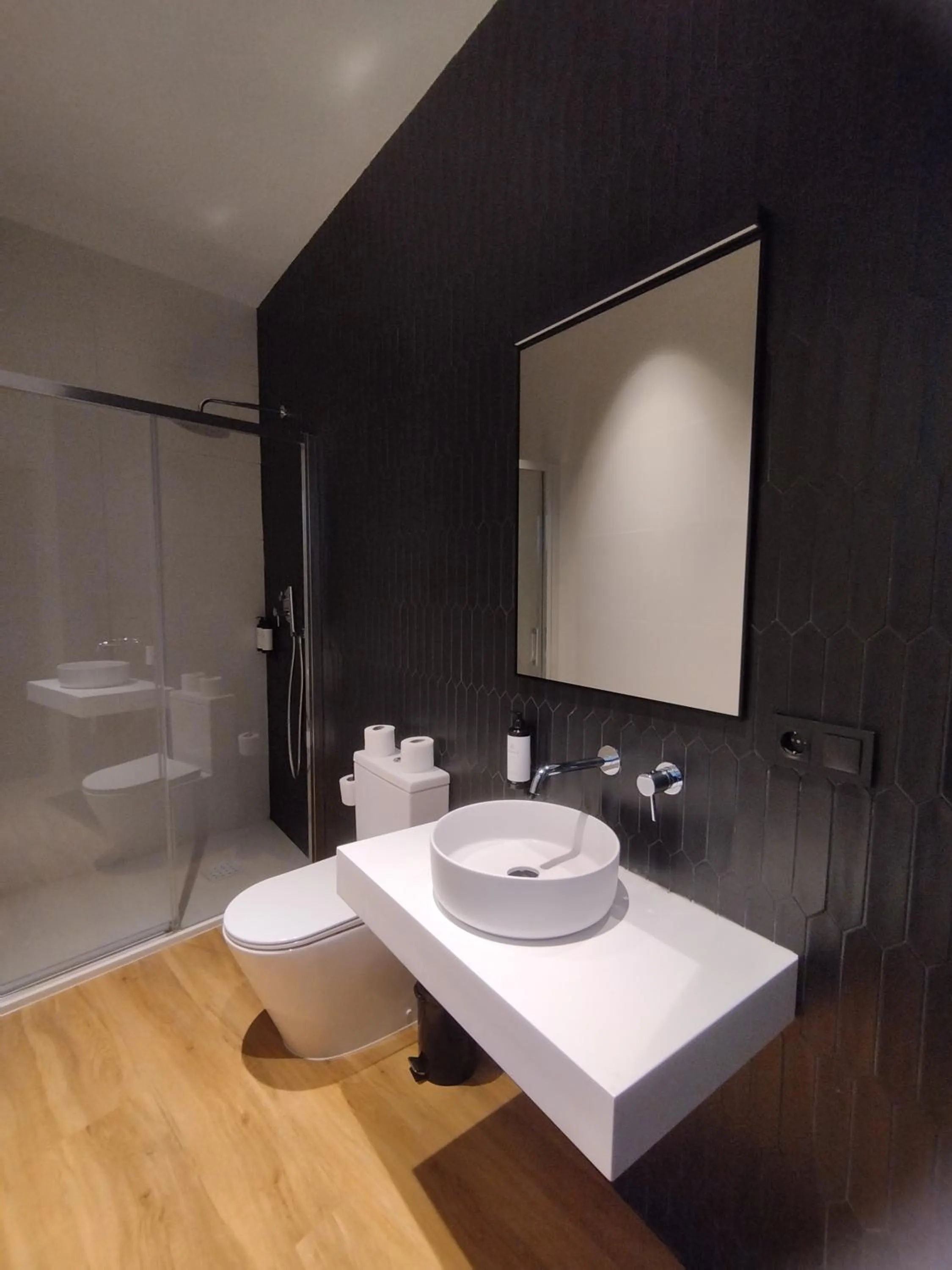 Shower in Sweet Sevilla Hostel