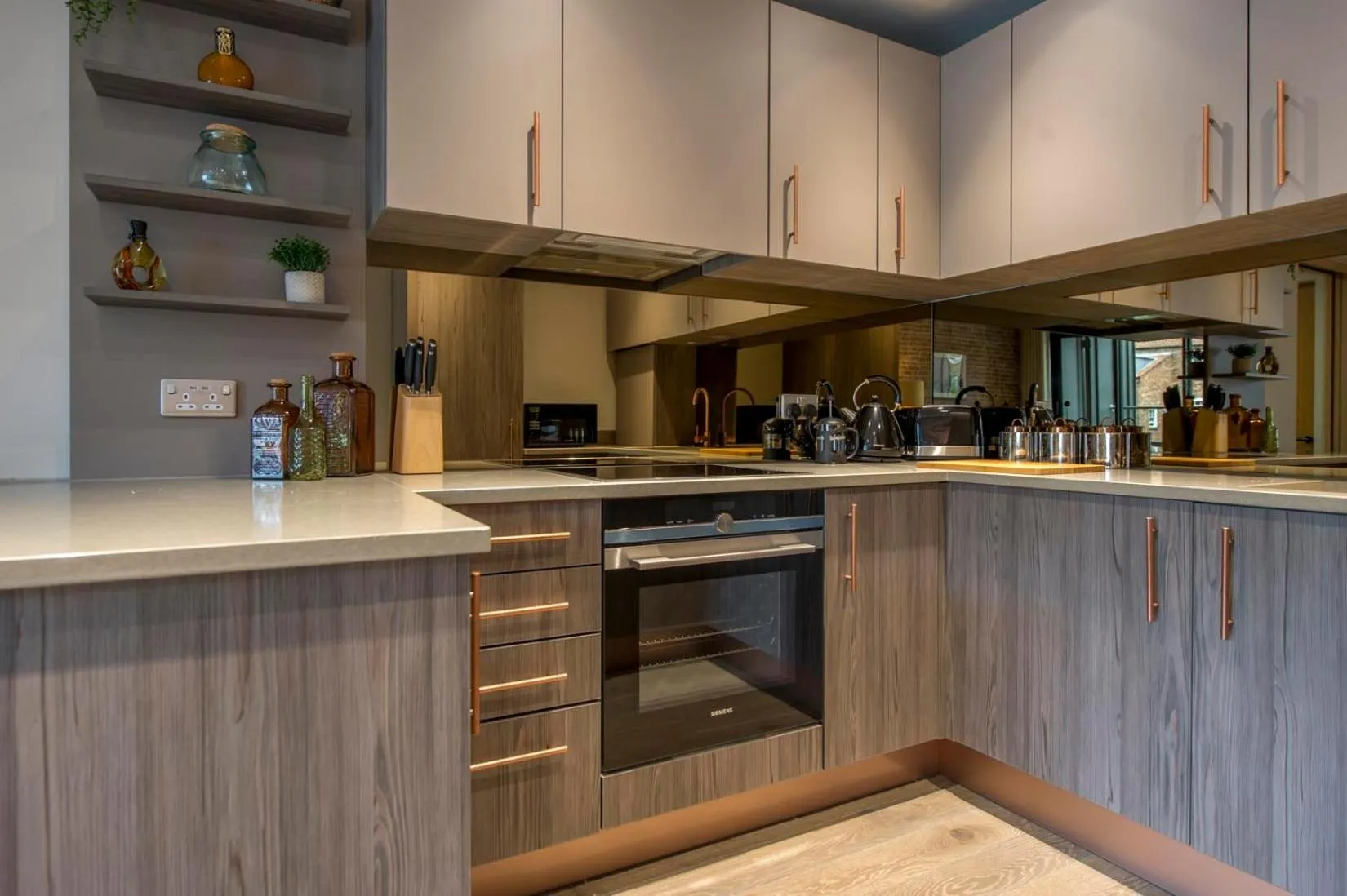 Kitchen or kitchenette in The Quadrant - The Palm Suite