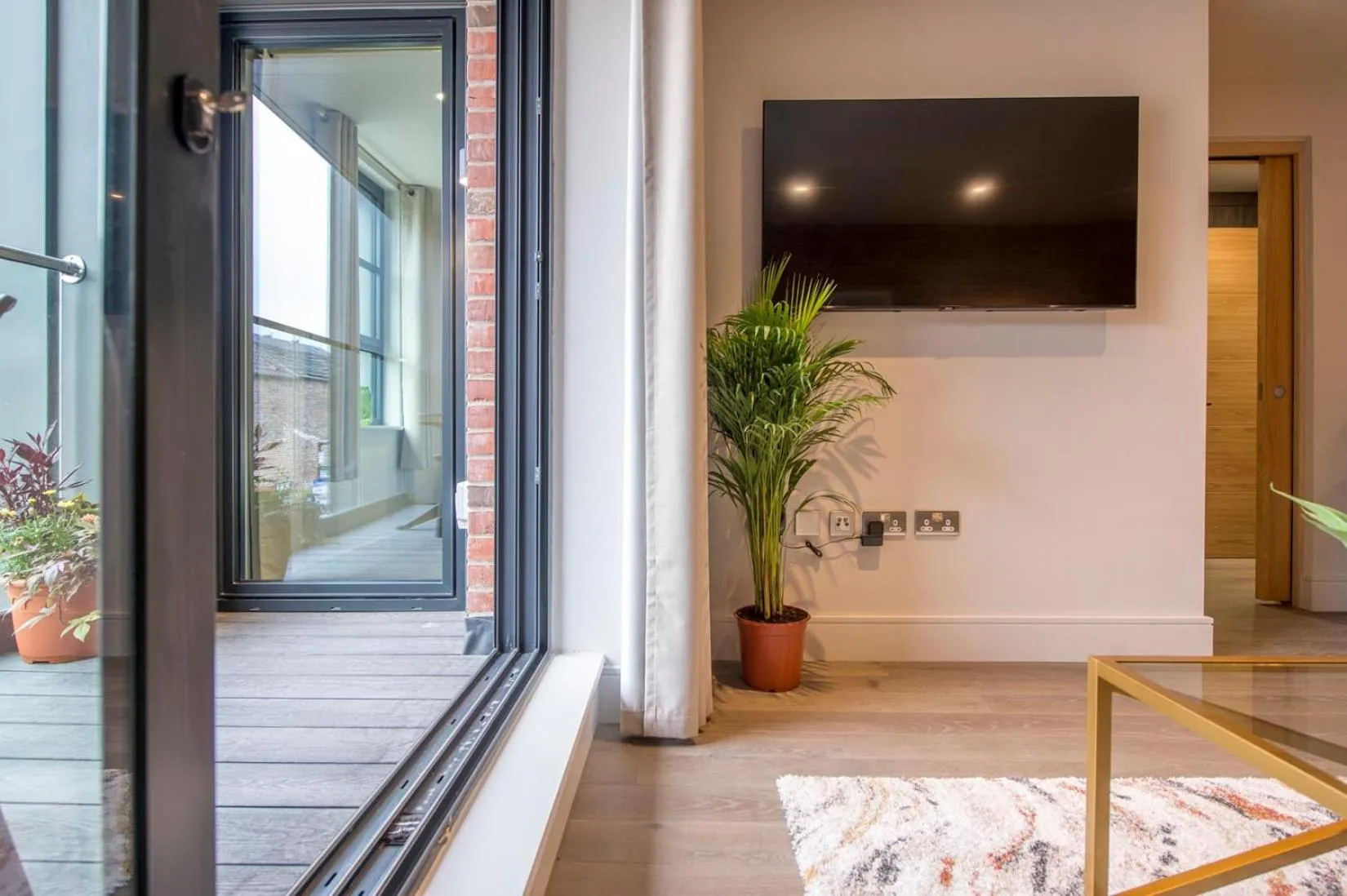 Living room in The Quadrant - The Palm Suite