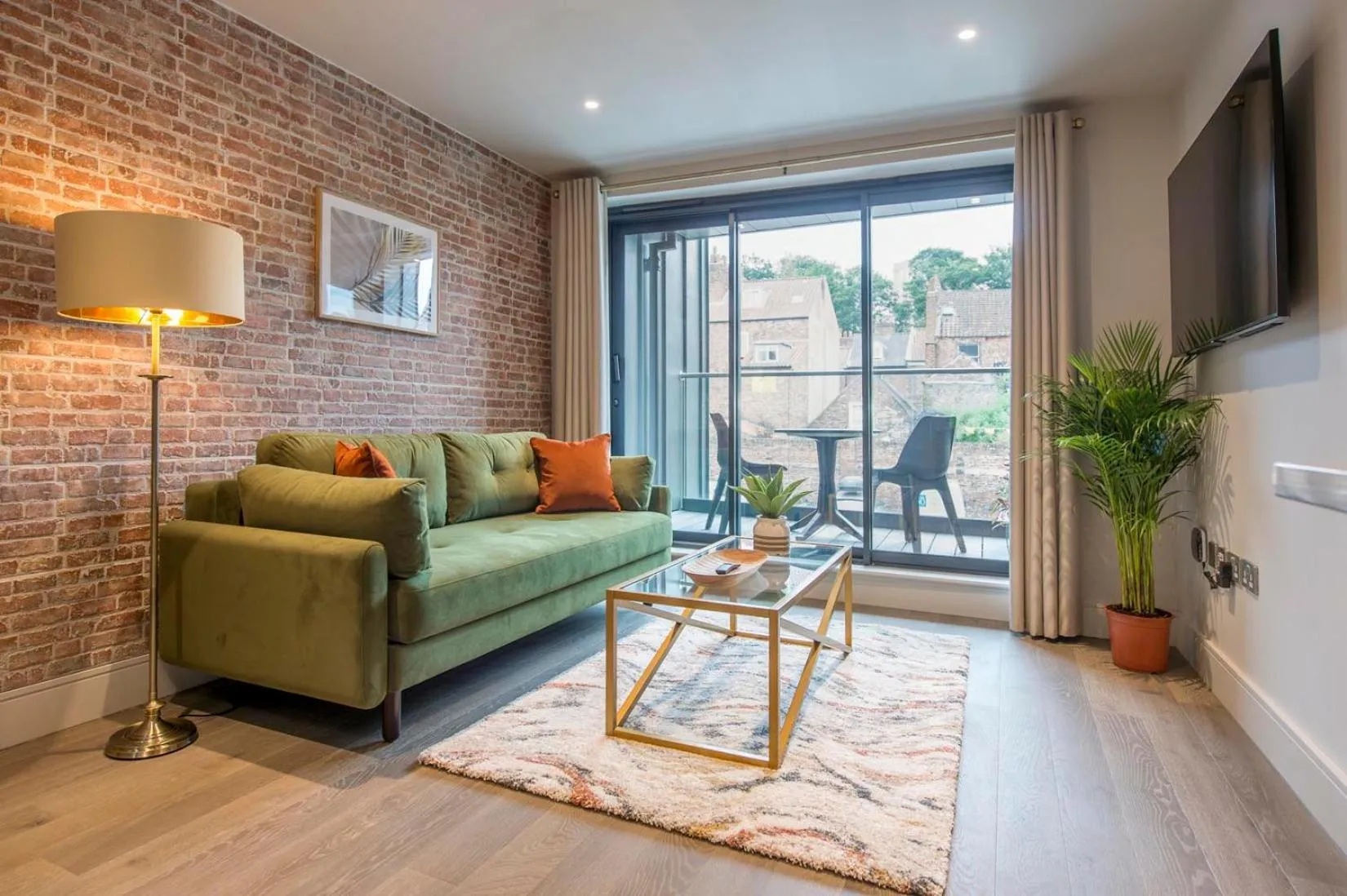 Living room in The Quadrant - The Palm Suite