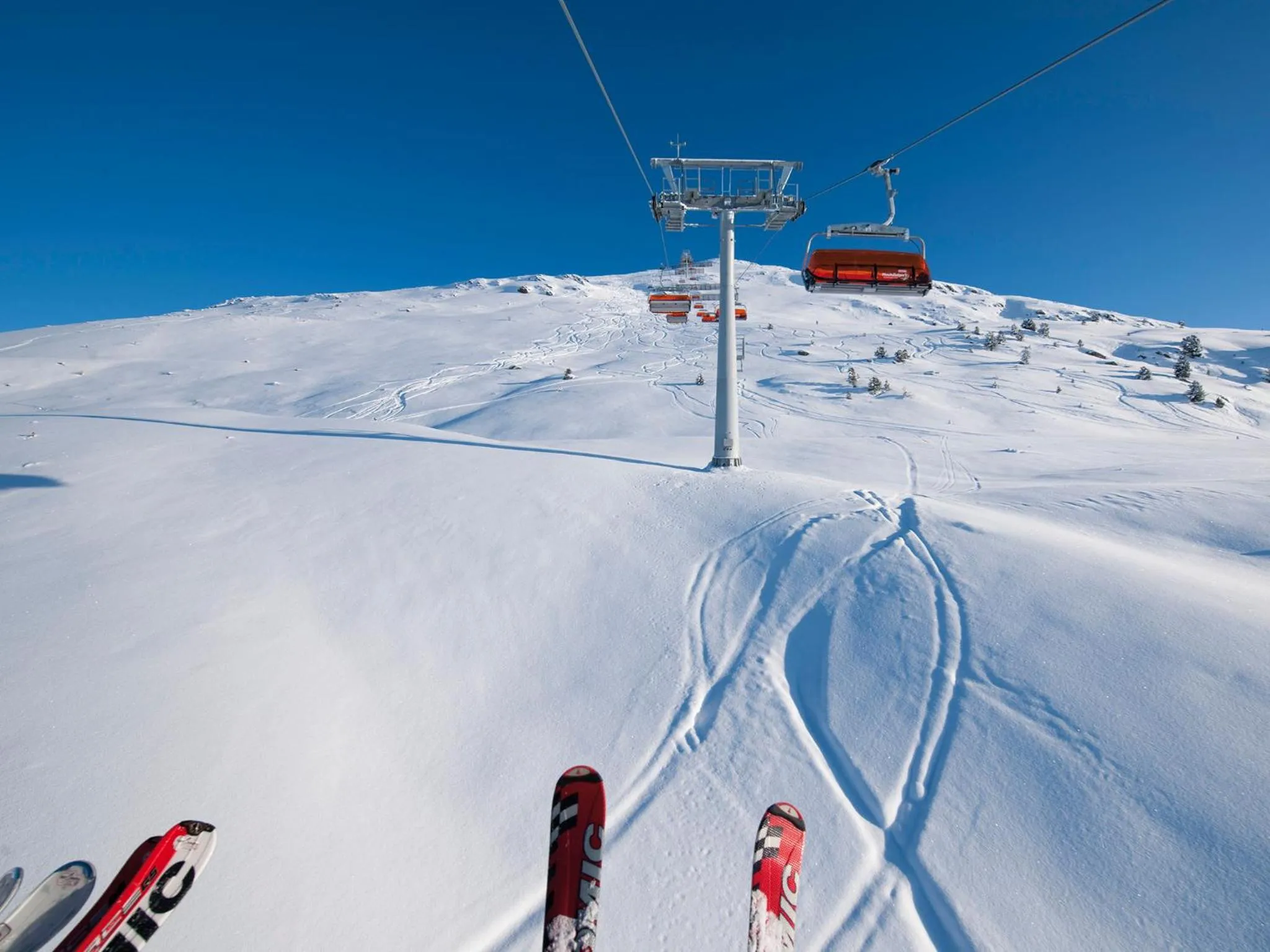 Skiing in Hotel Venetblick