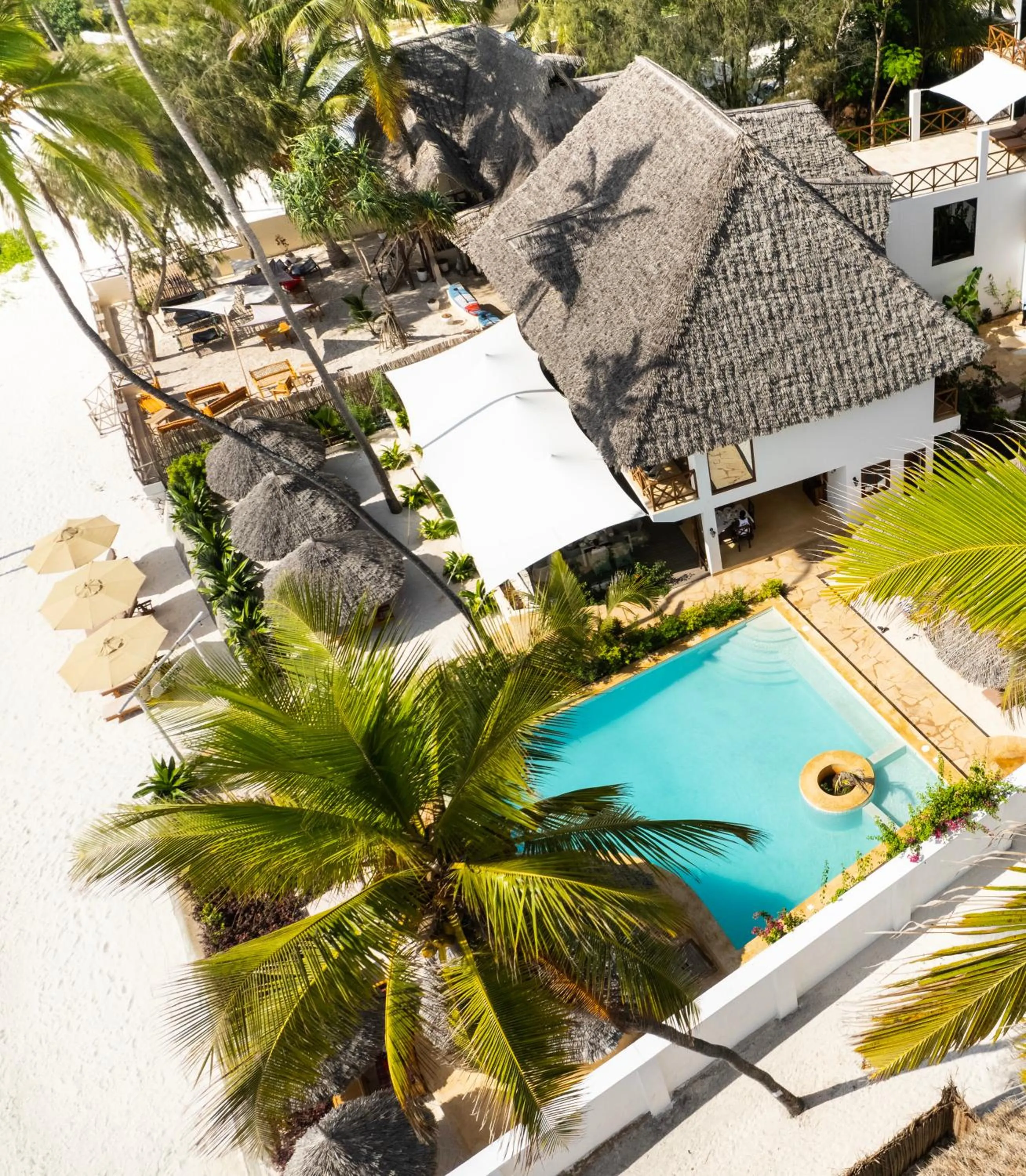 Swimming pool in Alladin Boutique Beach Hotel and SPA Zanzibar