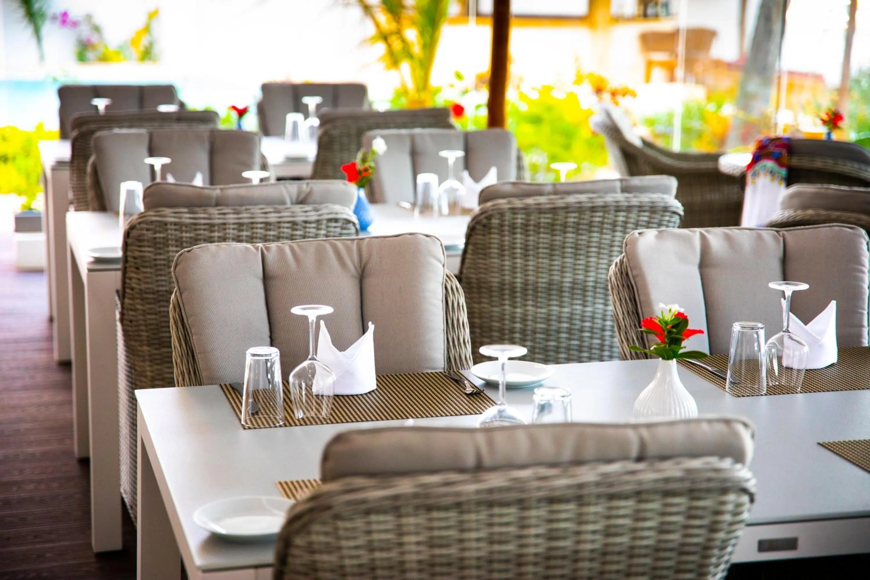 Restaurant/places to eat in Alladin Boutique Beach Hotel and SPA Zanzibar