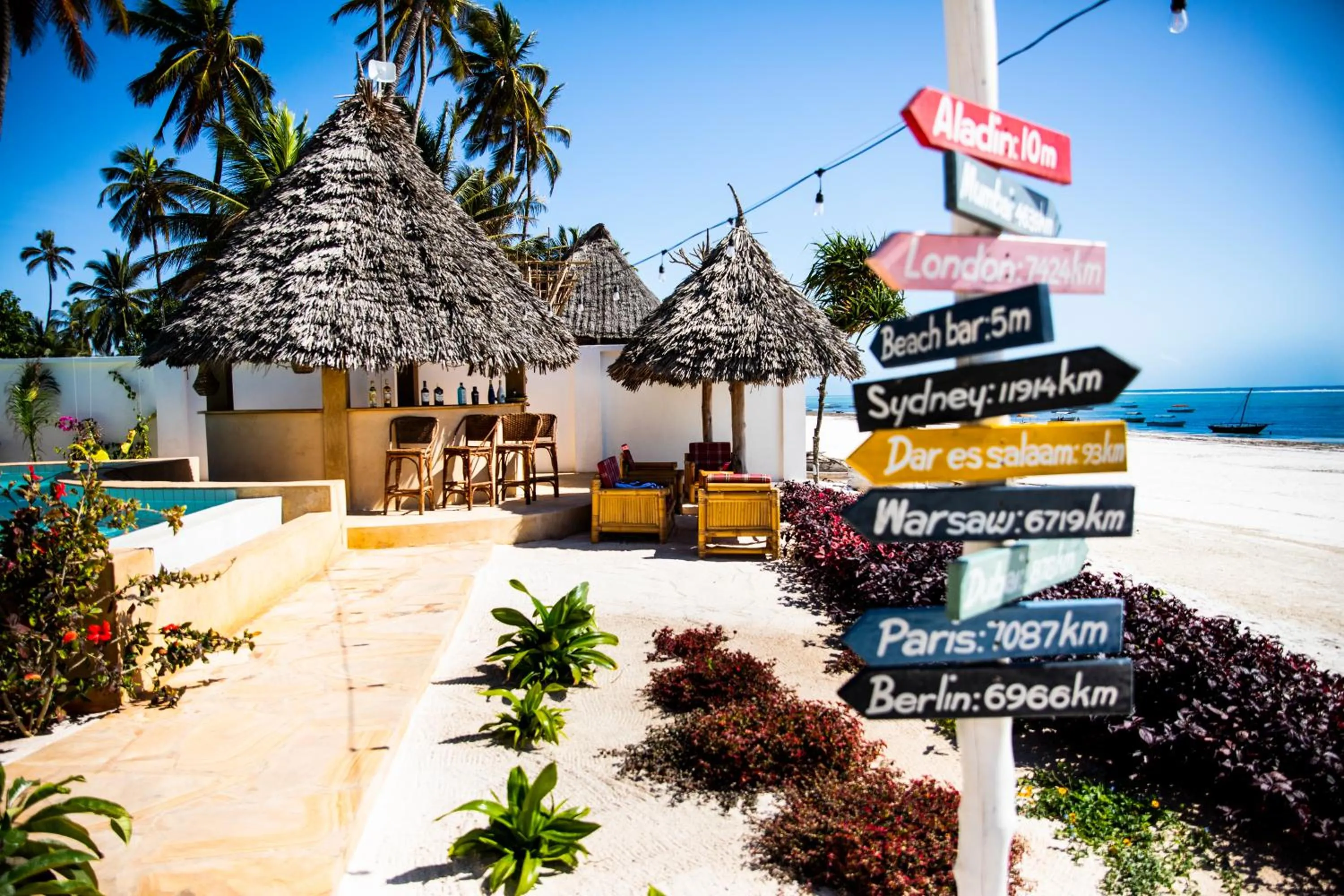 Property building in Alladin Boutique Beach Hotel and SPA Zanzibar