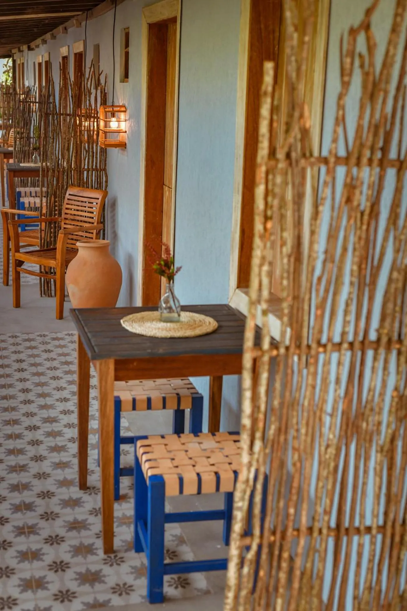 Patio in EcoCharme Pousada Netuno