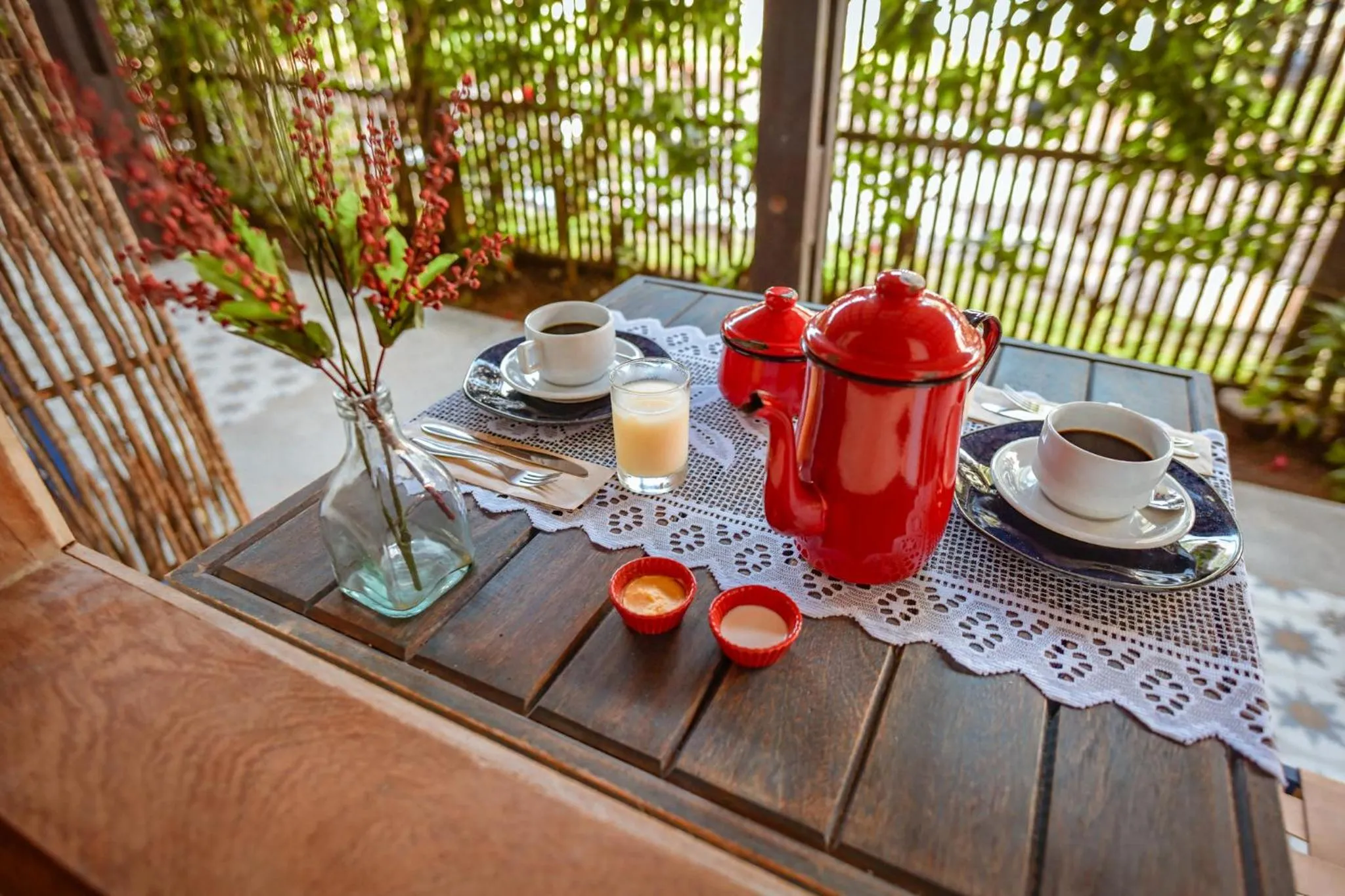 Breakfast in EcoCharme Pousada Netuno