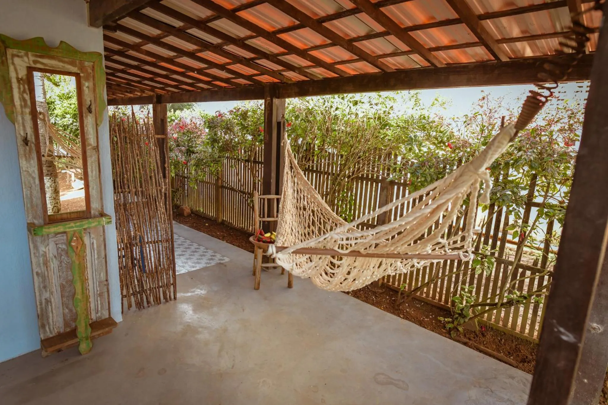 Patio in EcoCharme Pousada Netuno