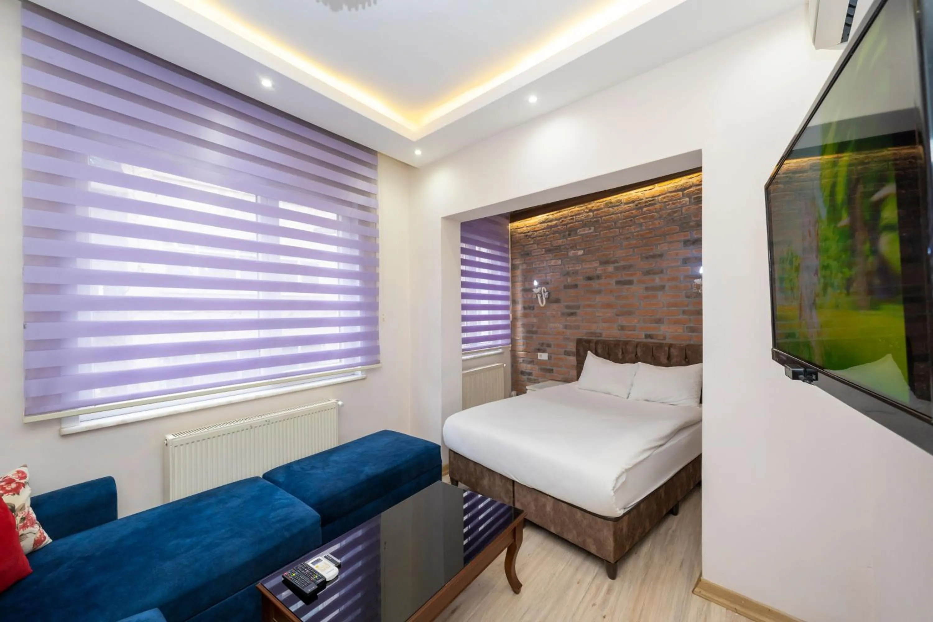 Bed in Taksim City Suites