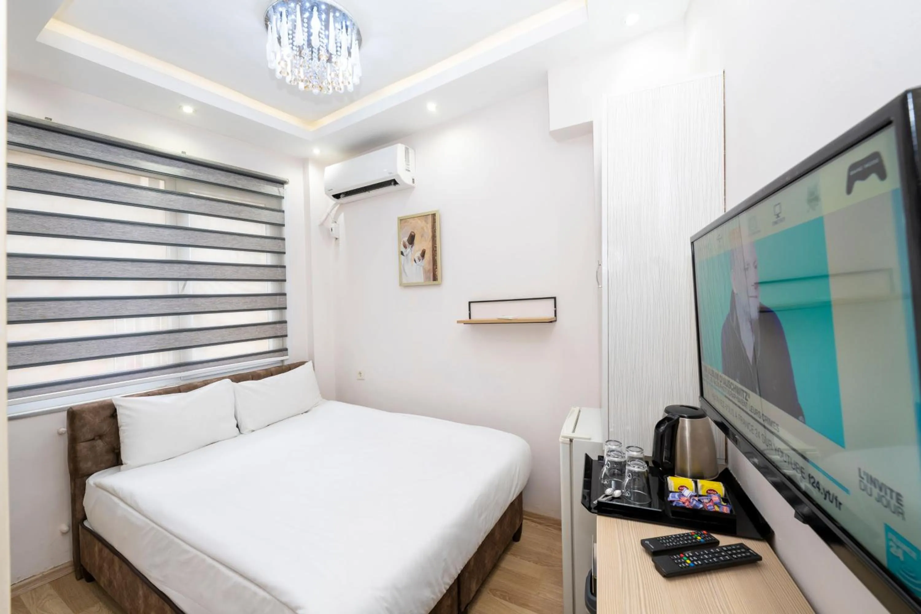 Bed in Taksim City Suites