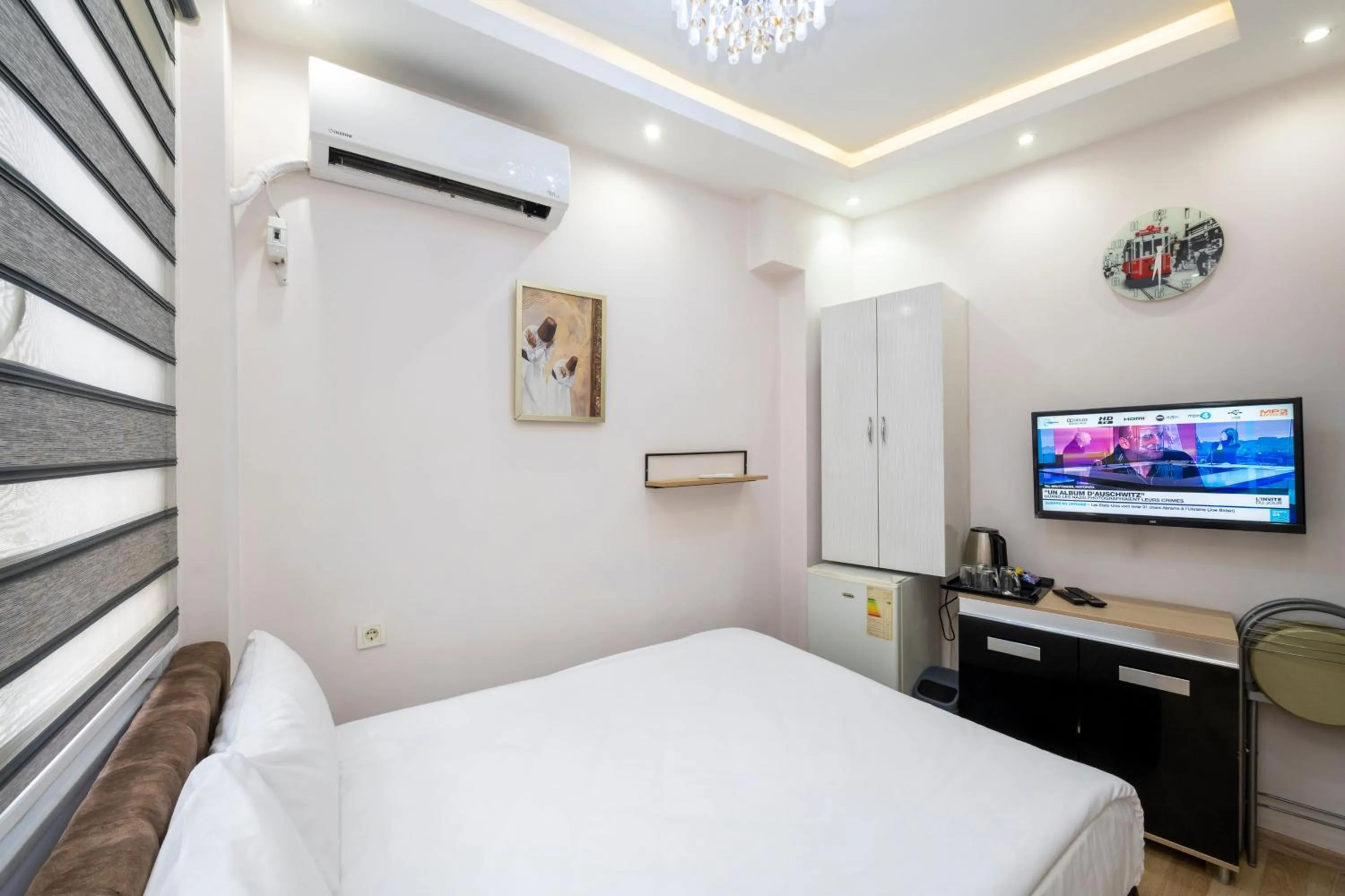 Bed in Taksim City Suites