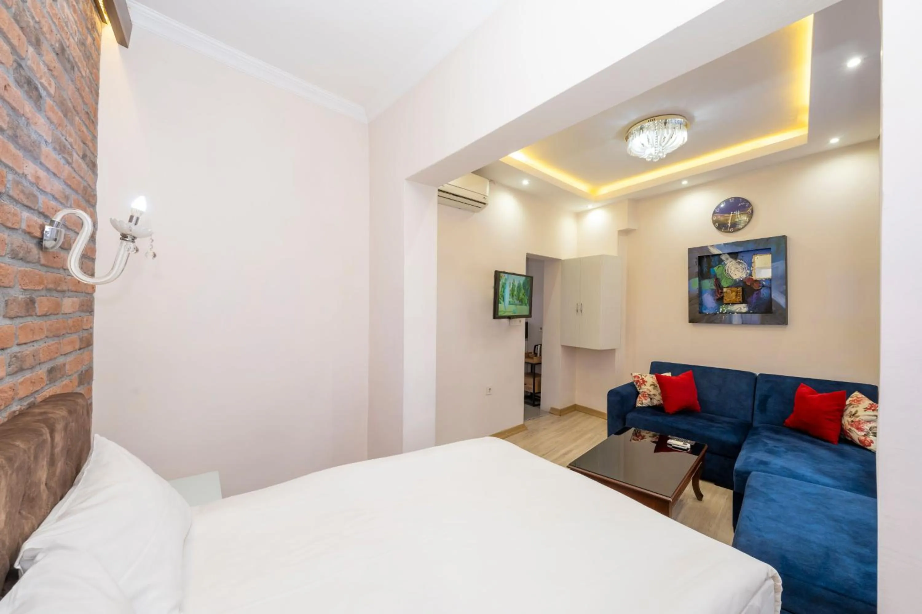 Bed in Taksim City Suites