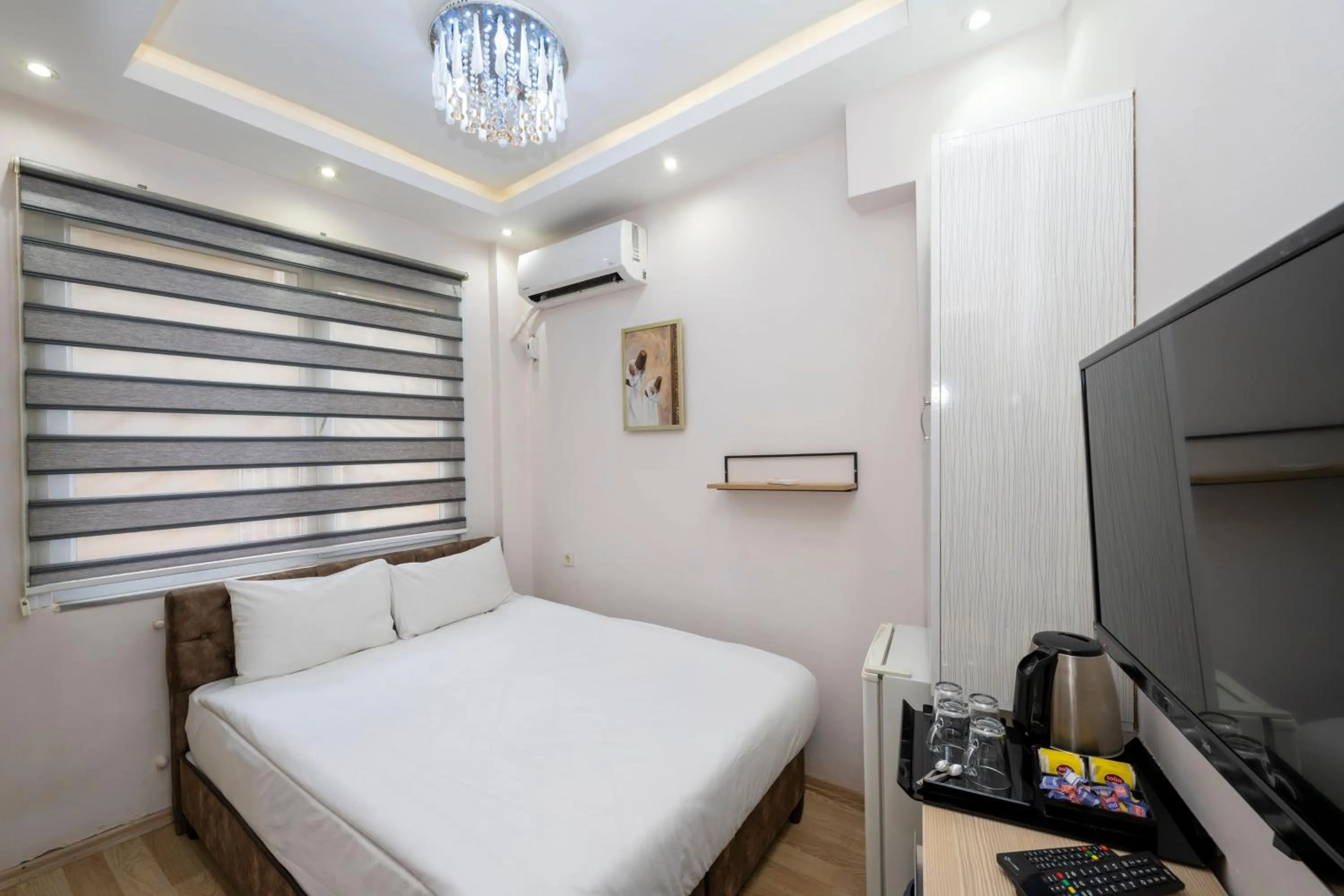 Bed in Taksim City Suites