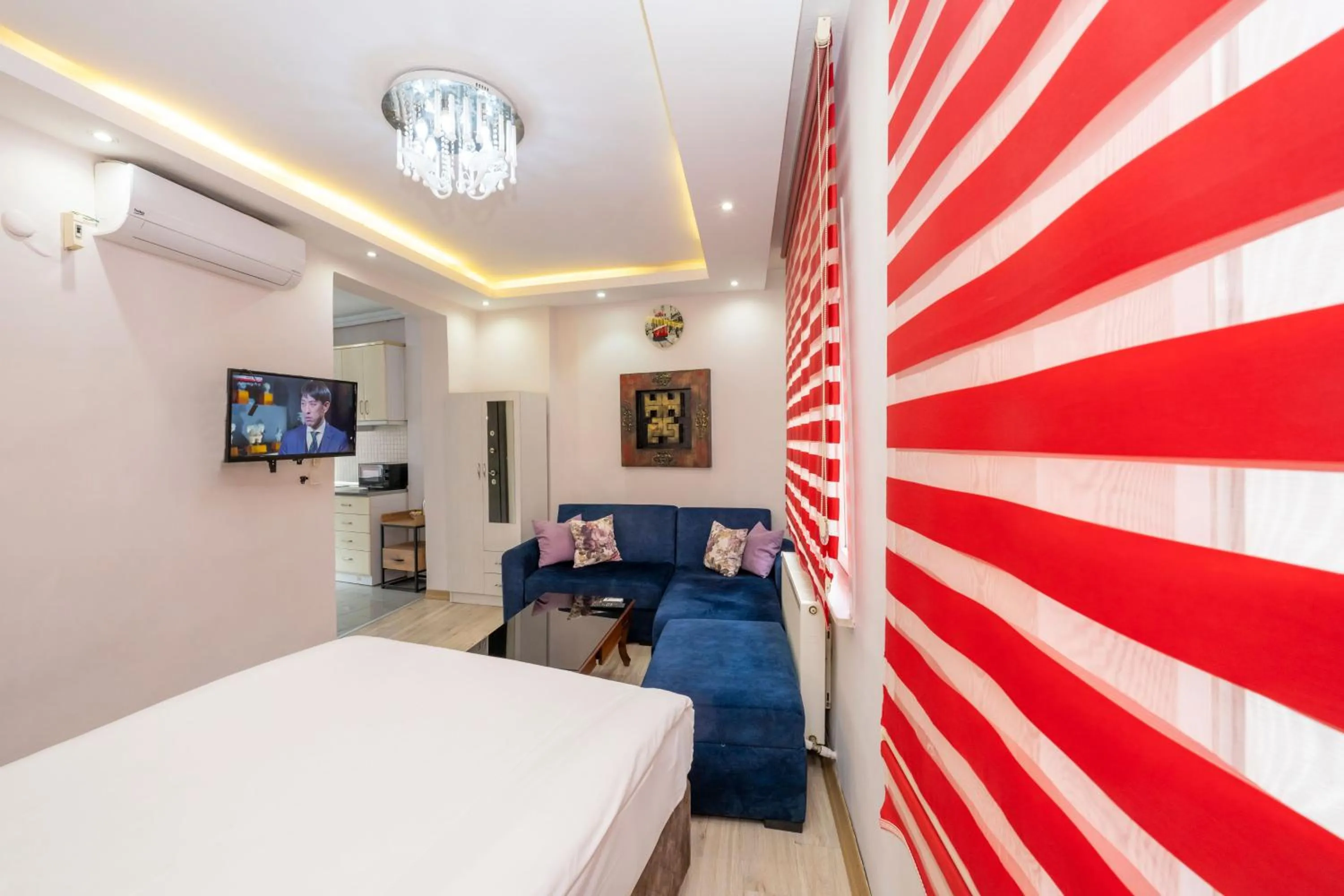 Bed in Taksim City Suites