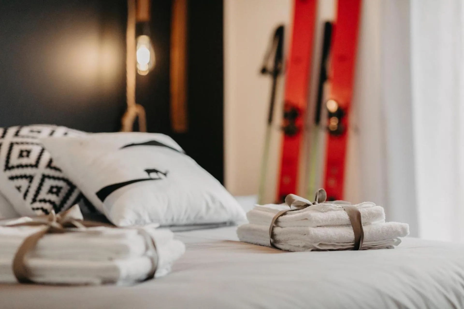 Bed in La Tana del Lupo B&B, family and outdoor sports