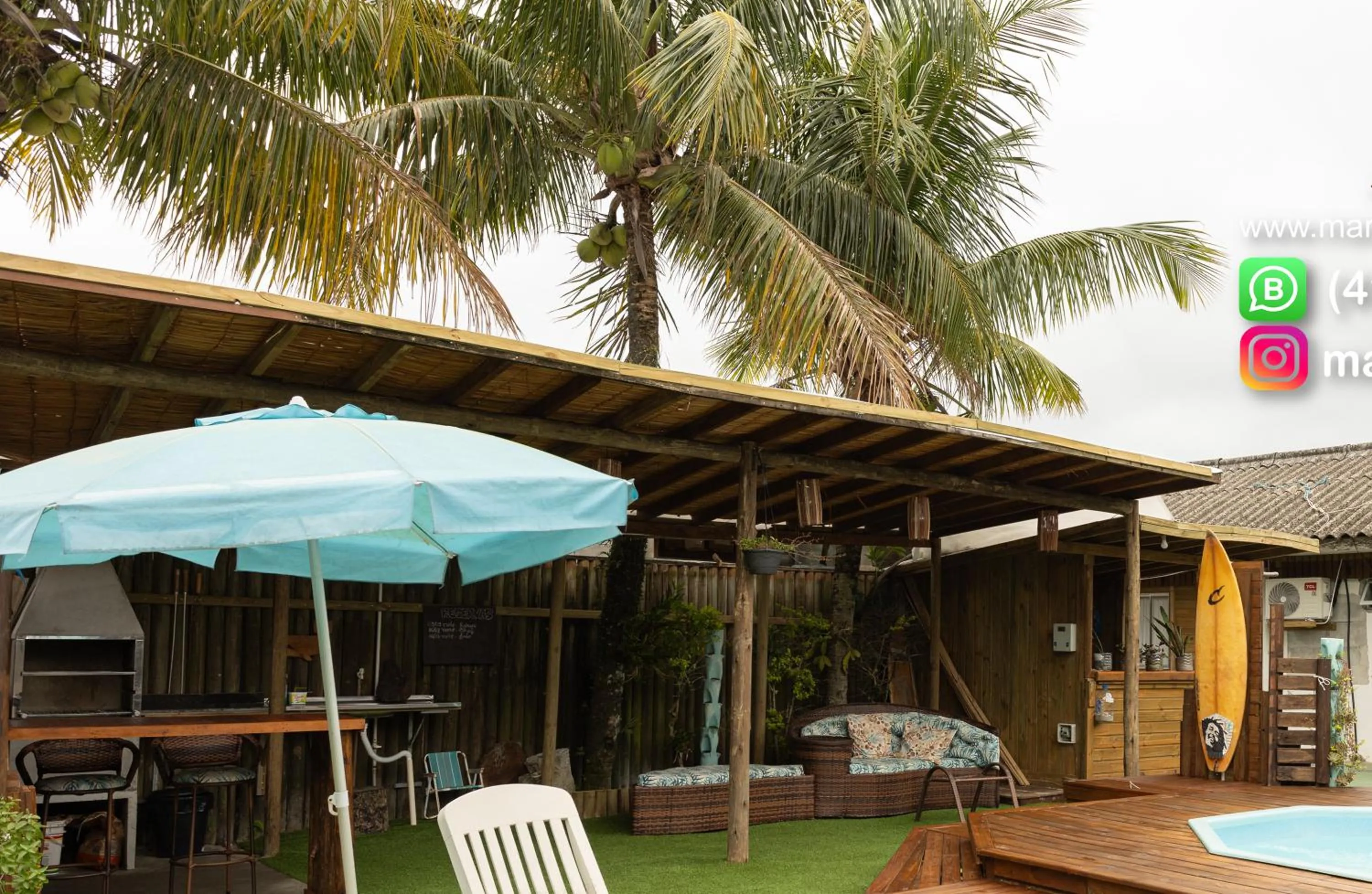 BBQ facilities in Maré Alta - Guest House