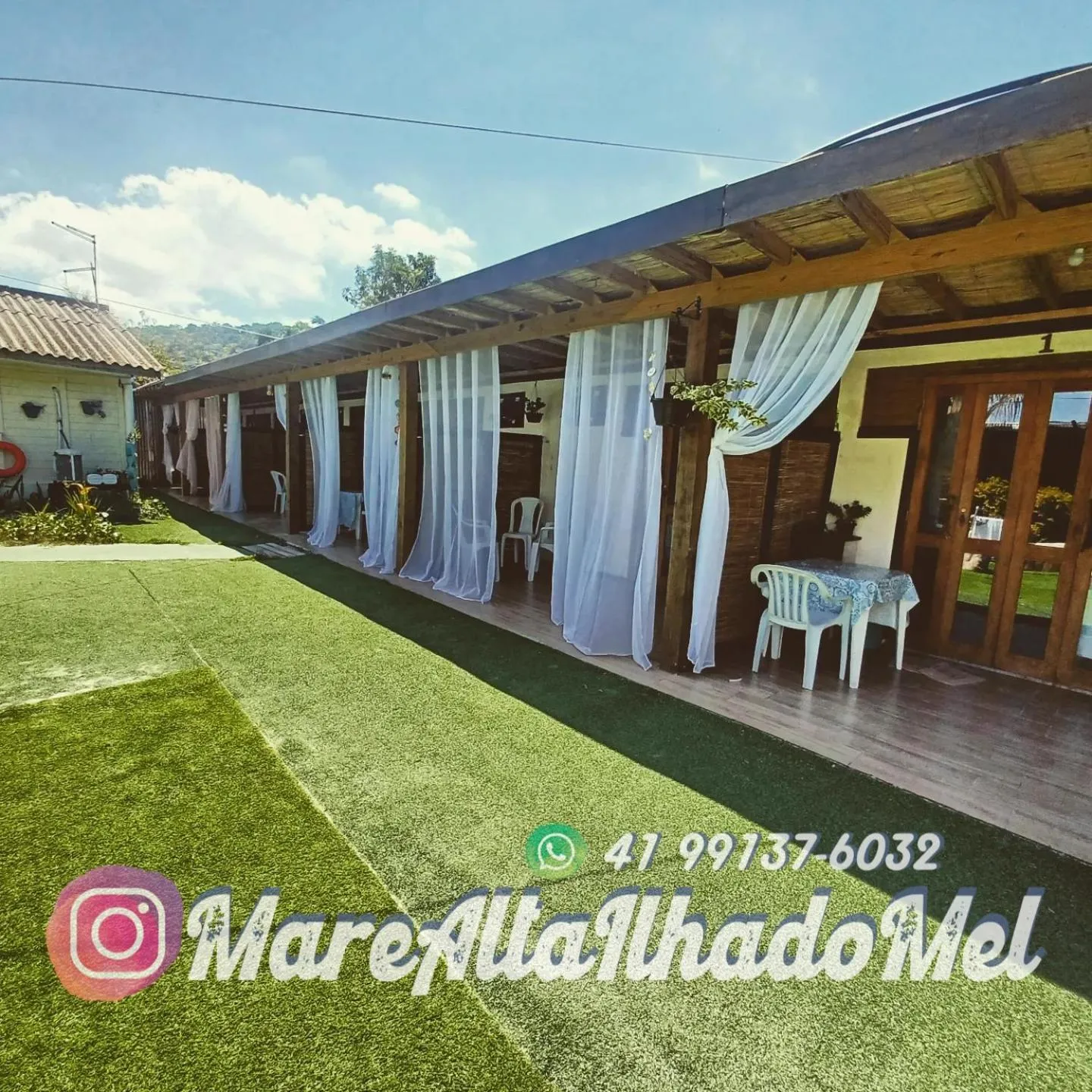 Balcony/Terrace in Maré Alta - Guest House