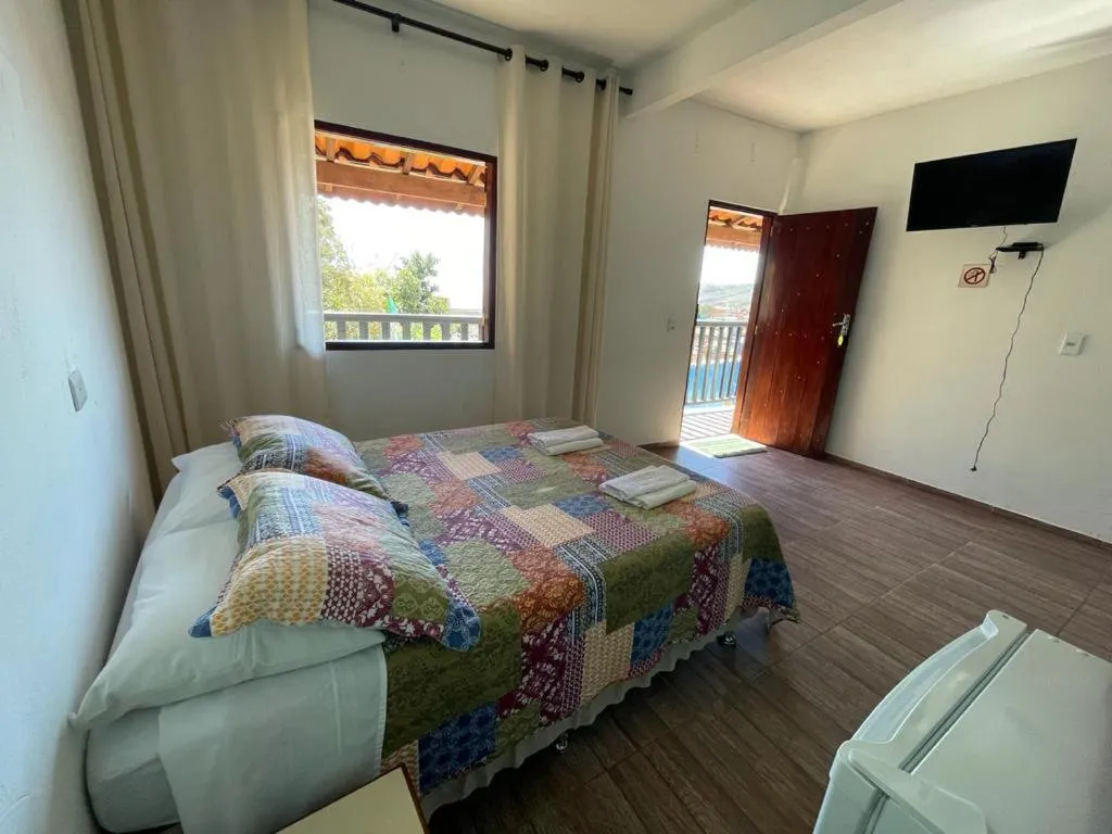Bed in Pousada Rosa Mistica