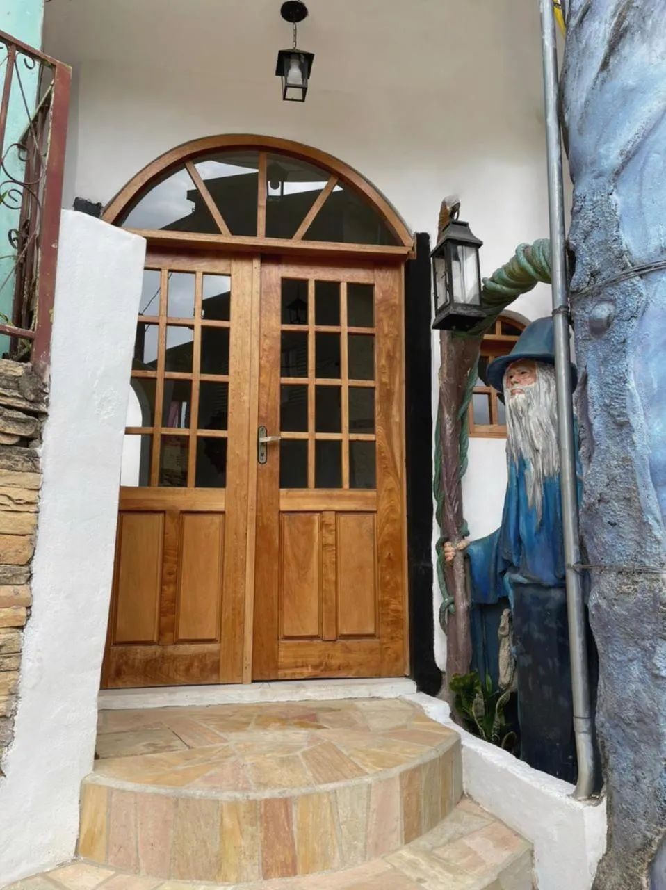 Facade/entrance in Pousada Rosa Mistica