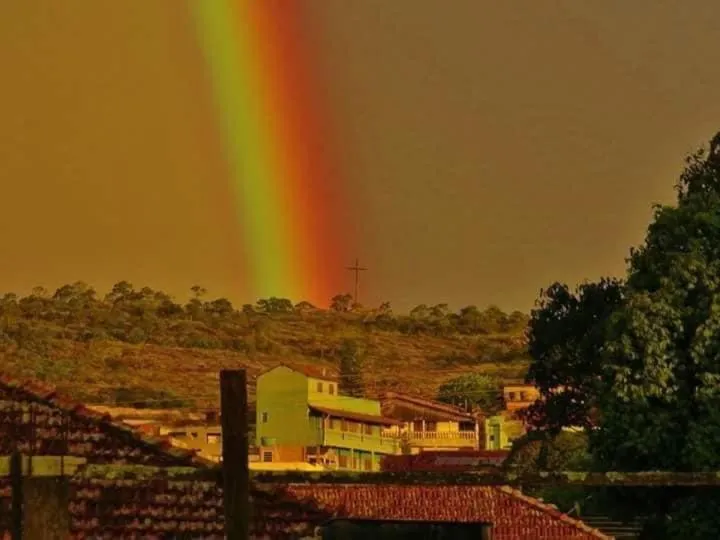 Property building in Pousada Rosa Mistica