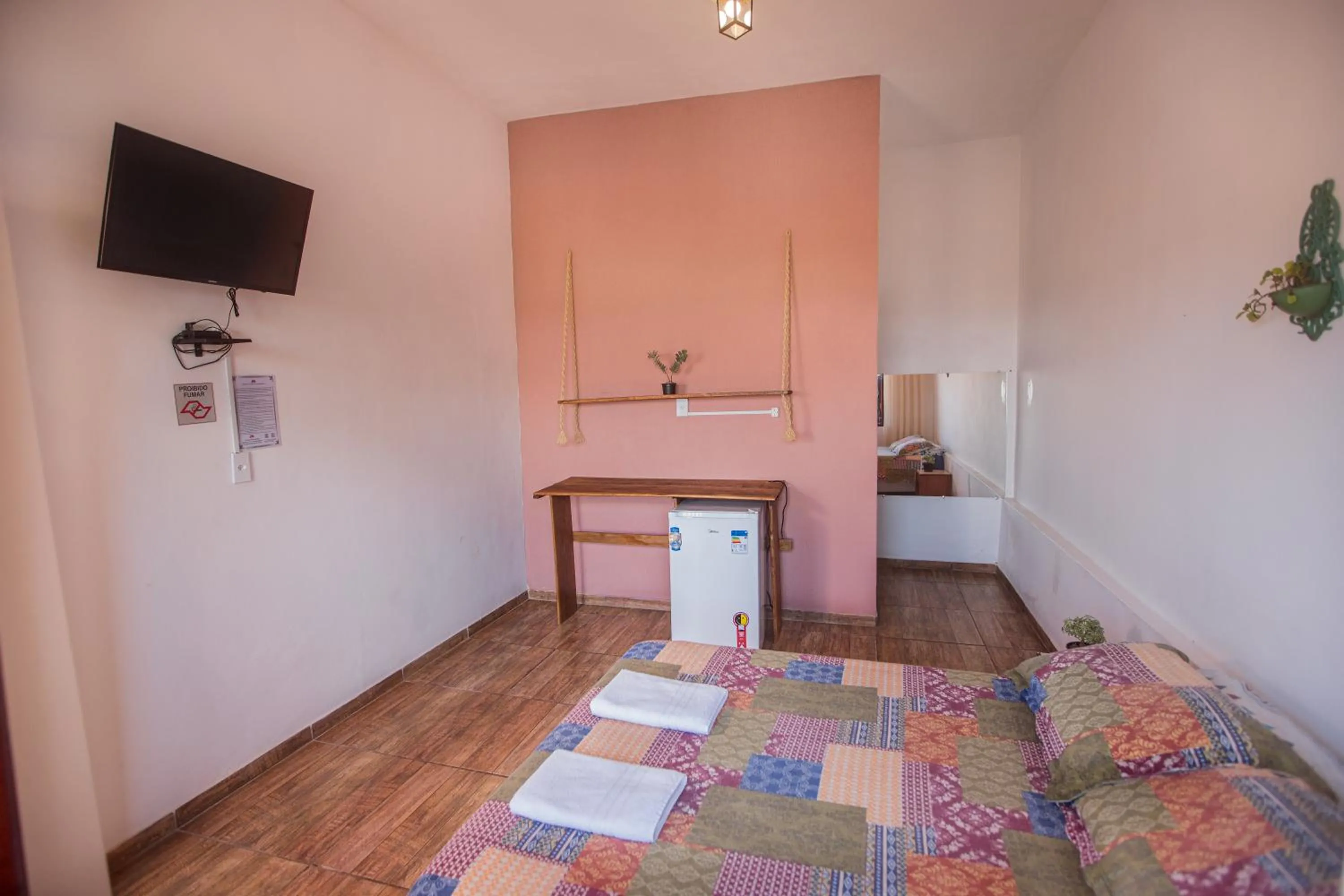 Bed in Pousada Rosa Mistica