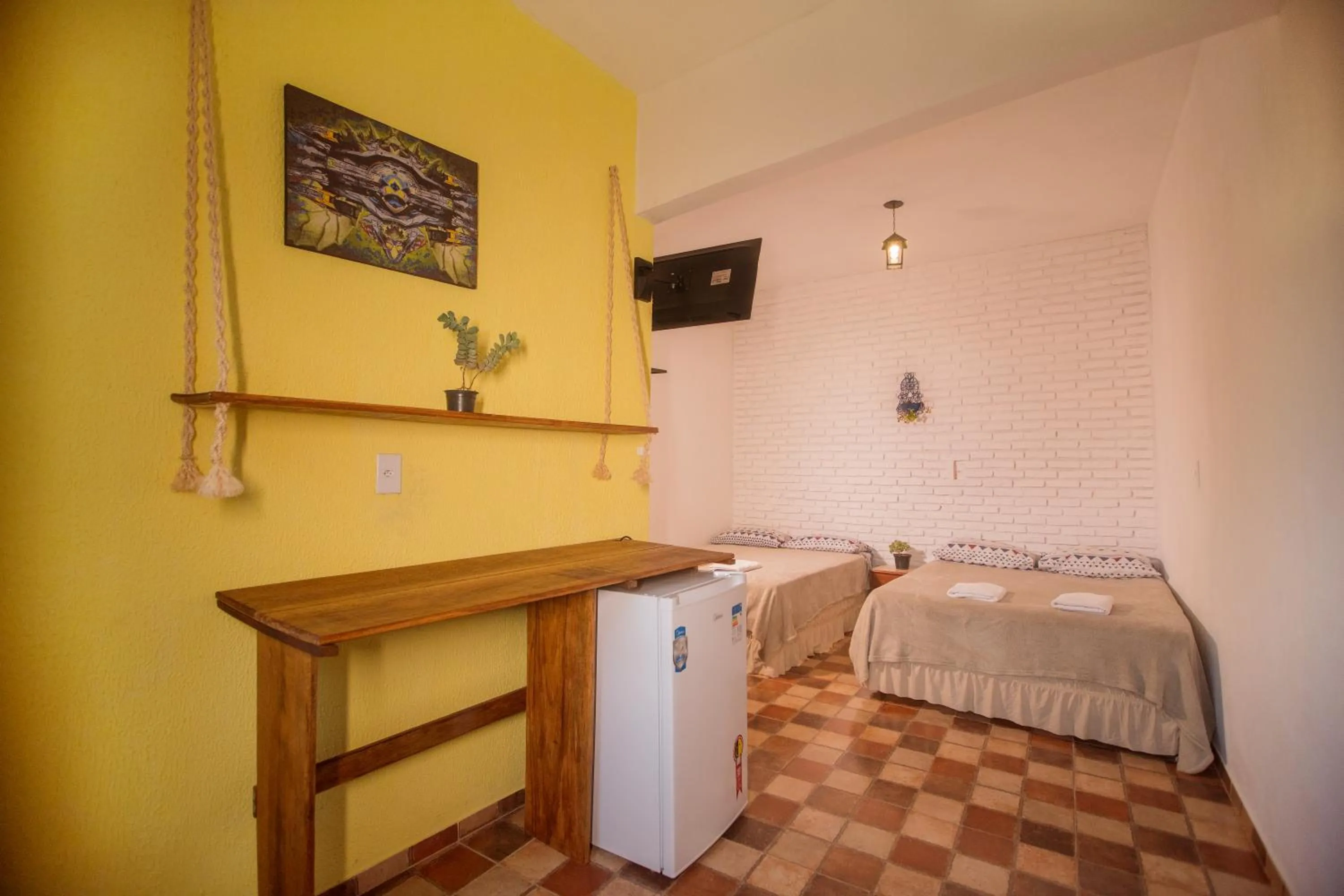 Photo of the whole room, Bed in Pousada Rosa Mistica