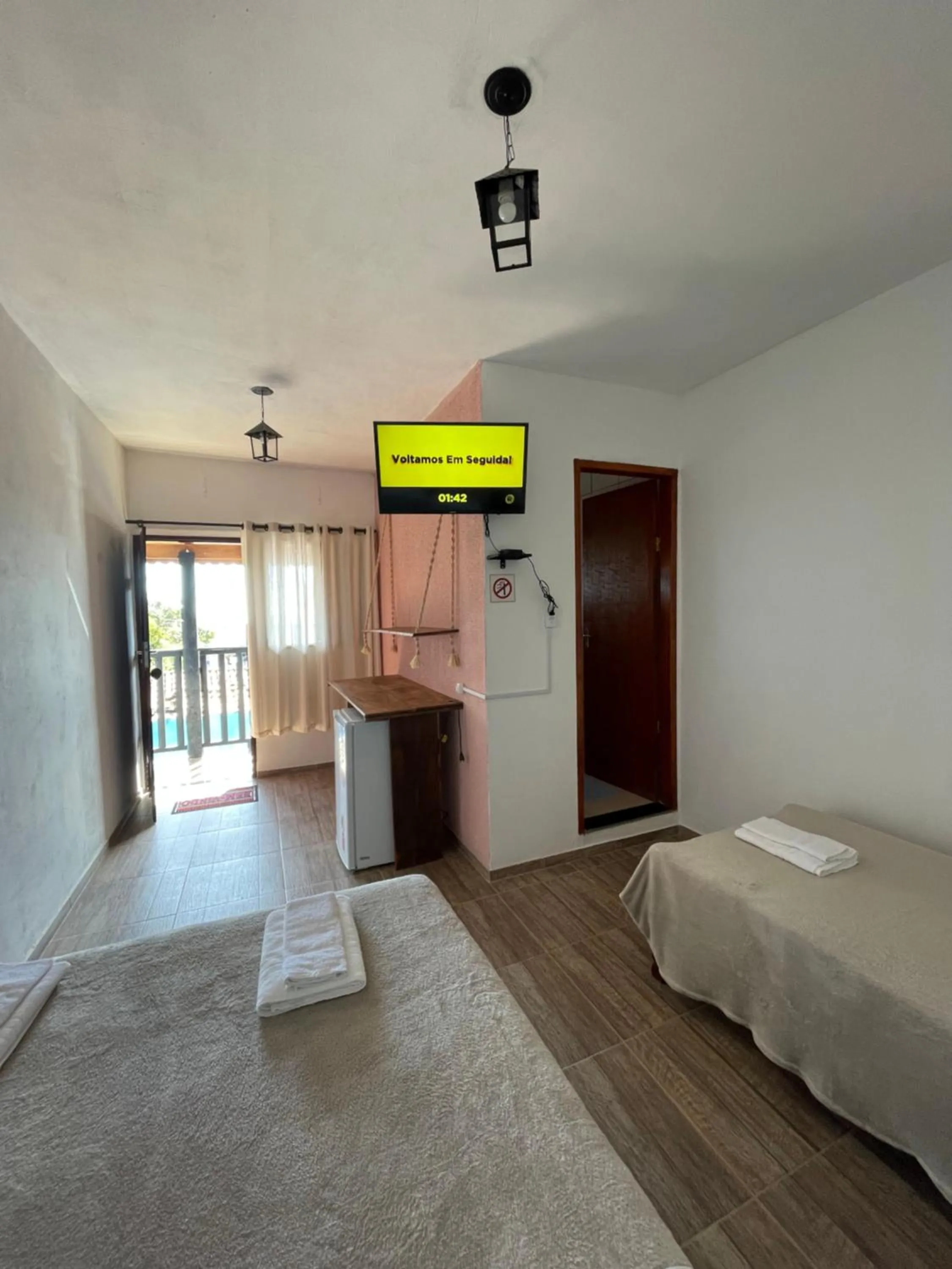 TV and multimedia, Bed in Pousada Rosa Mistica