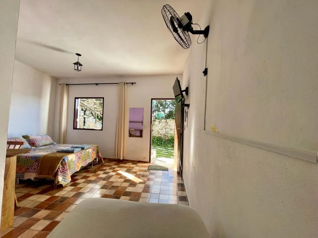 Bedroom, Bed in Pousada Rosa Mistica