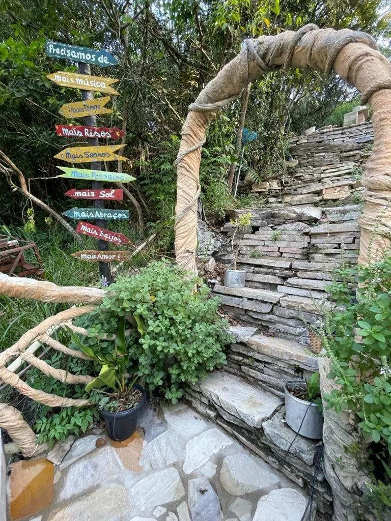 Garden in Pousada Rosa Mistica