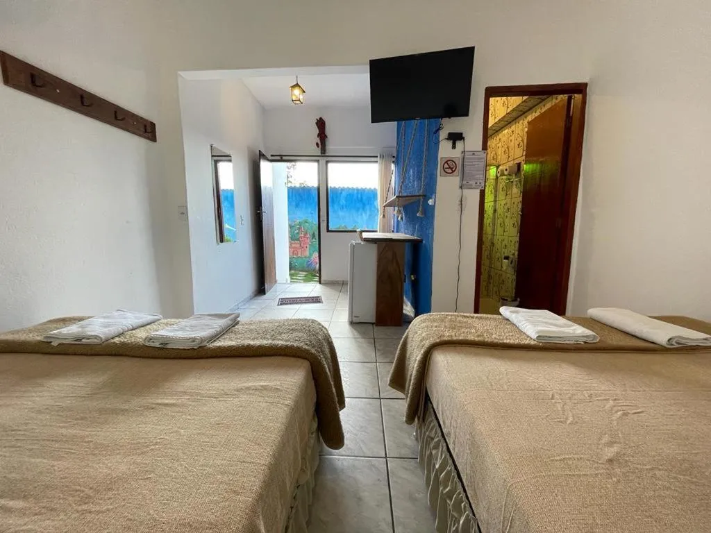 Bedroom, Bed in Pousada Rosa Mistica